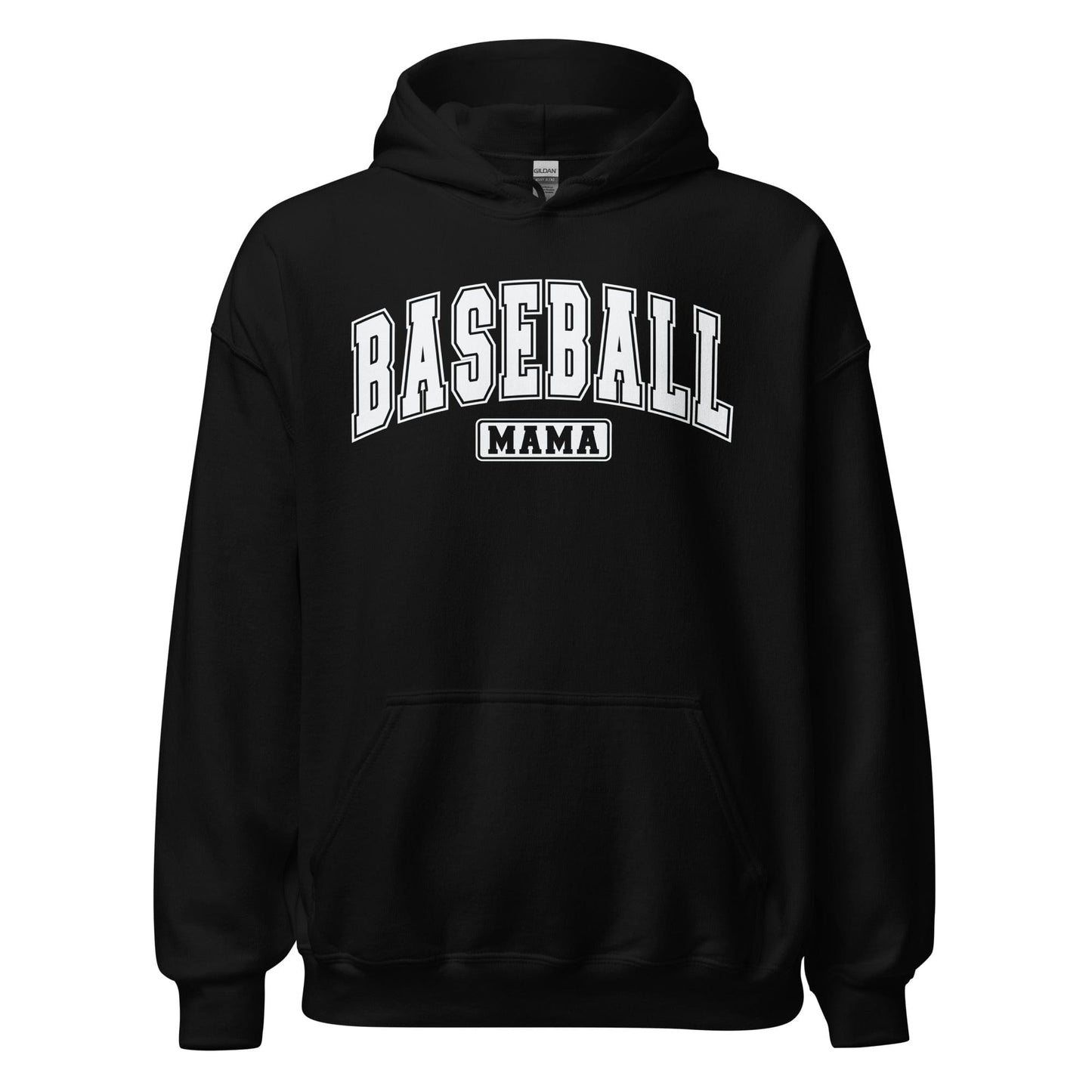Baseball Mama Hoodie Black / S Spirit Gear Collective Hoodie