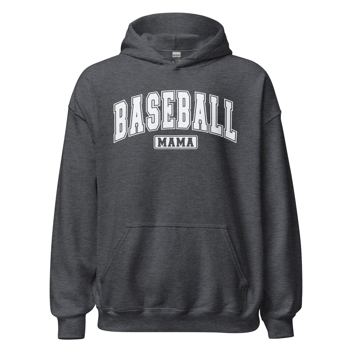 Baseball Mama Hoodie Dark Heather / S Spirit Gear Collective Hoodie