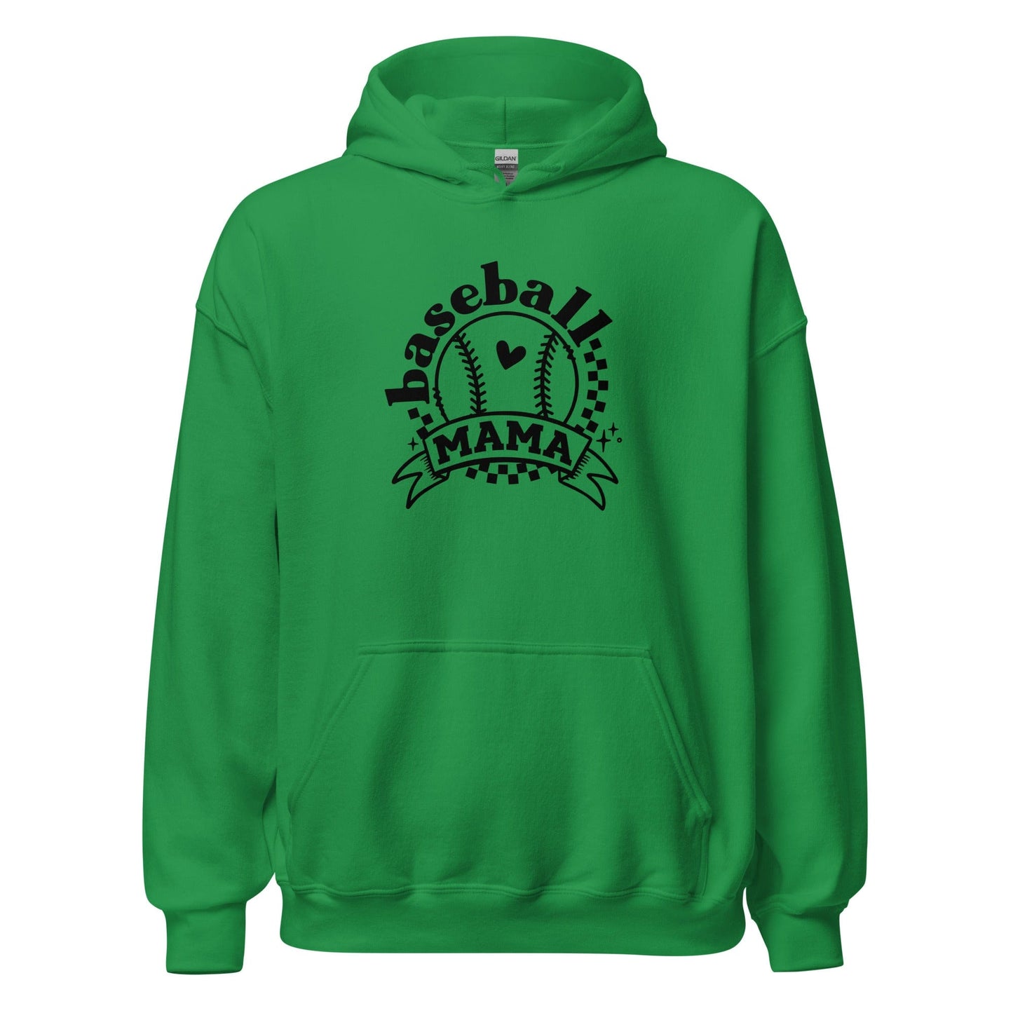 Baseball Mama Hoodie Irish Green / S Spirit Gear Collective Hoodie