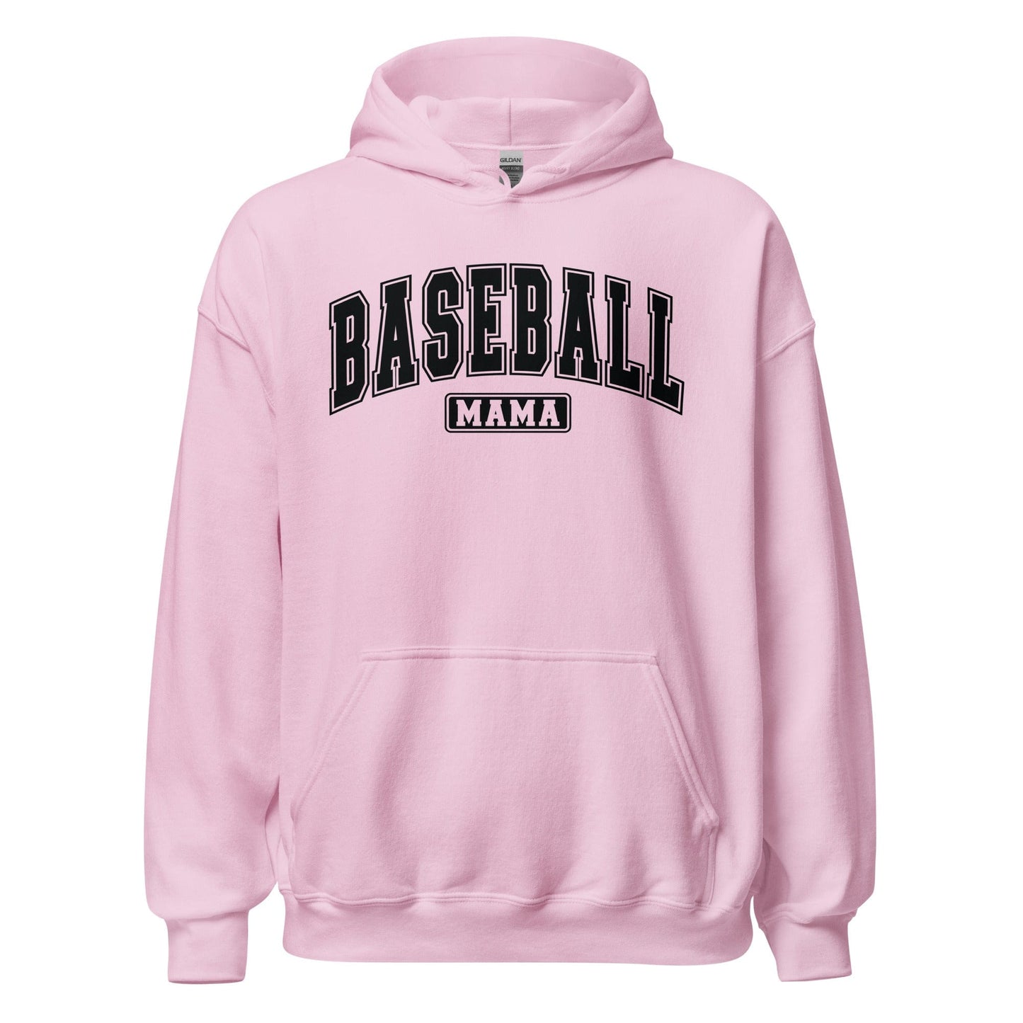 Baseball Mama Hoodie Light Pink / S Spirit Gear Collective Hoodie