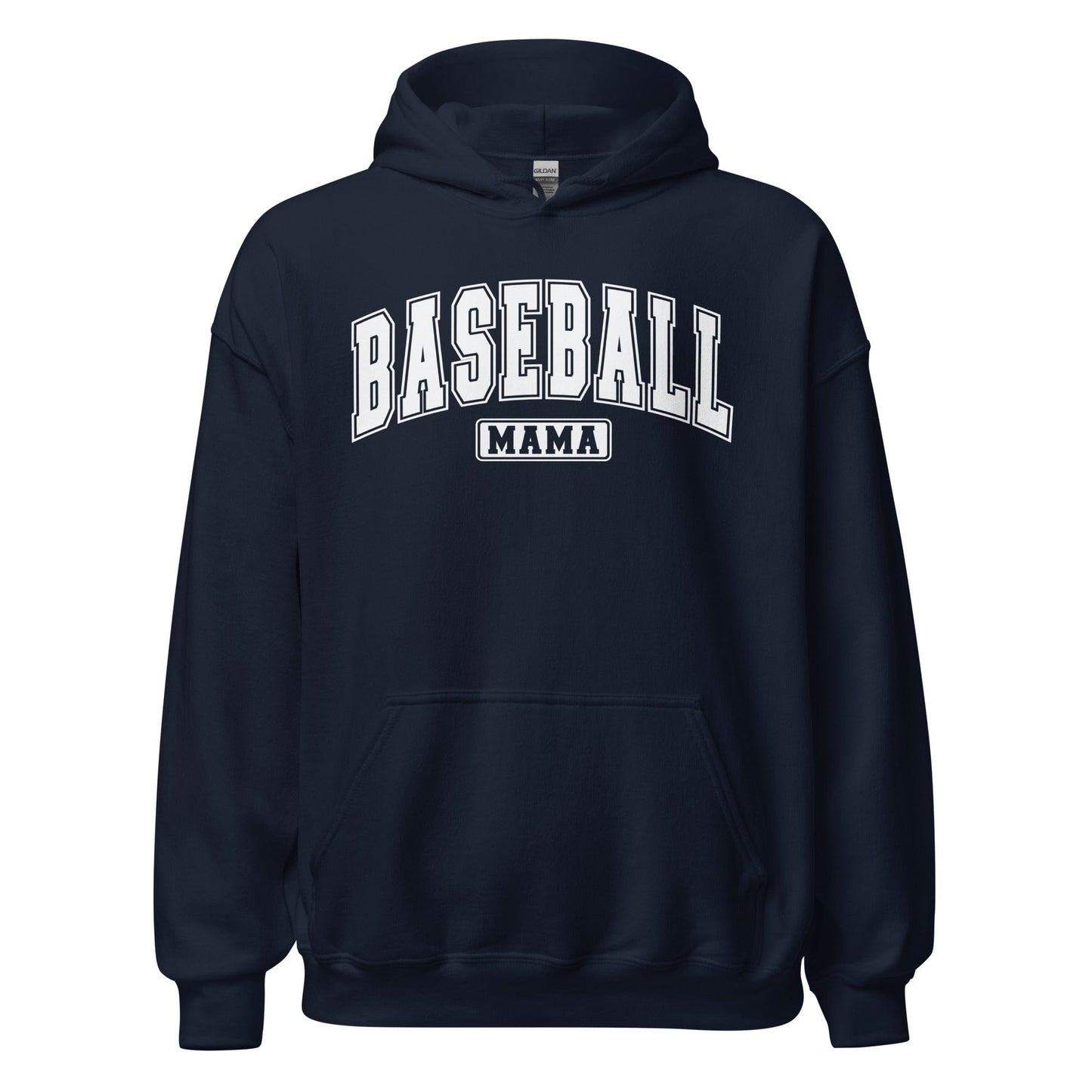Baseball Mama Hoodie Navy / S Spirit Gear Collective Hoodie