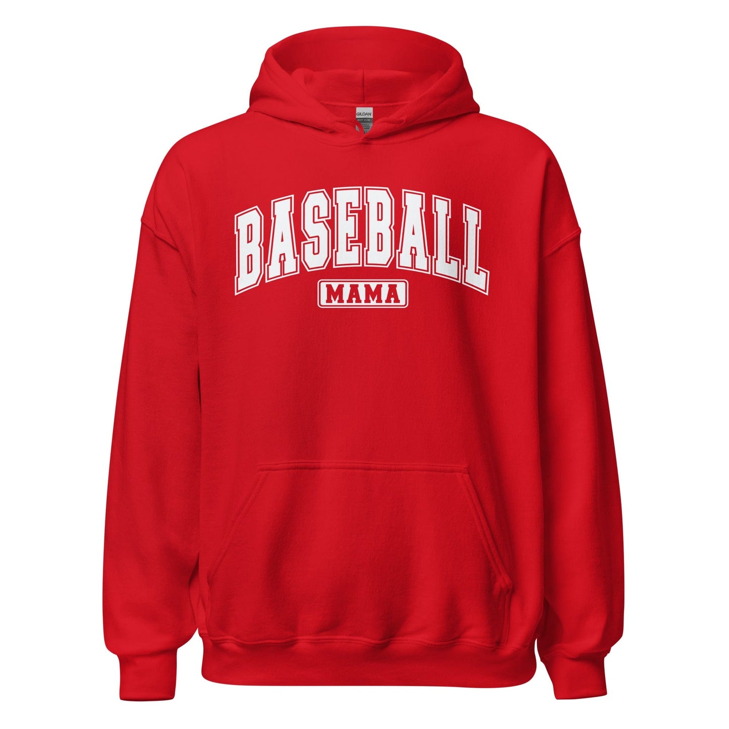 Baseball Mama Hoodie Red / S Spirit Gear Collective Hoodie