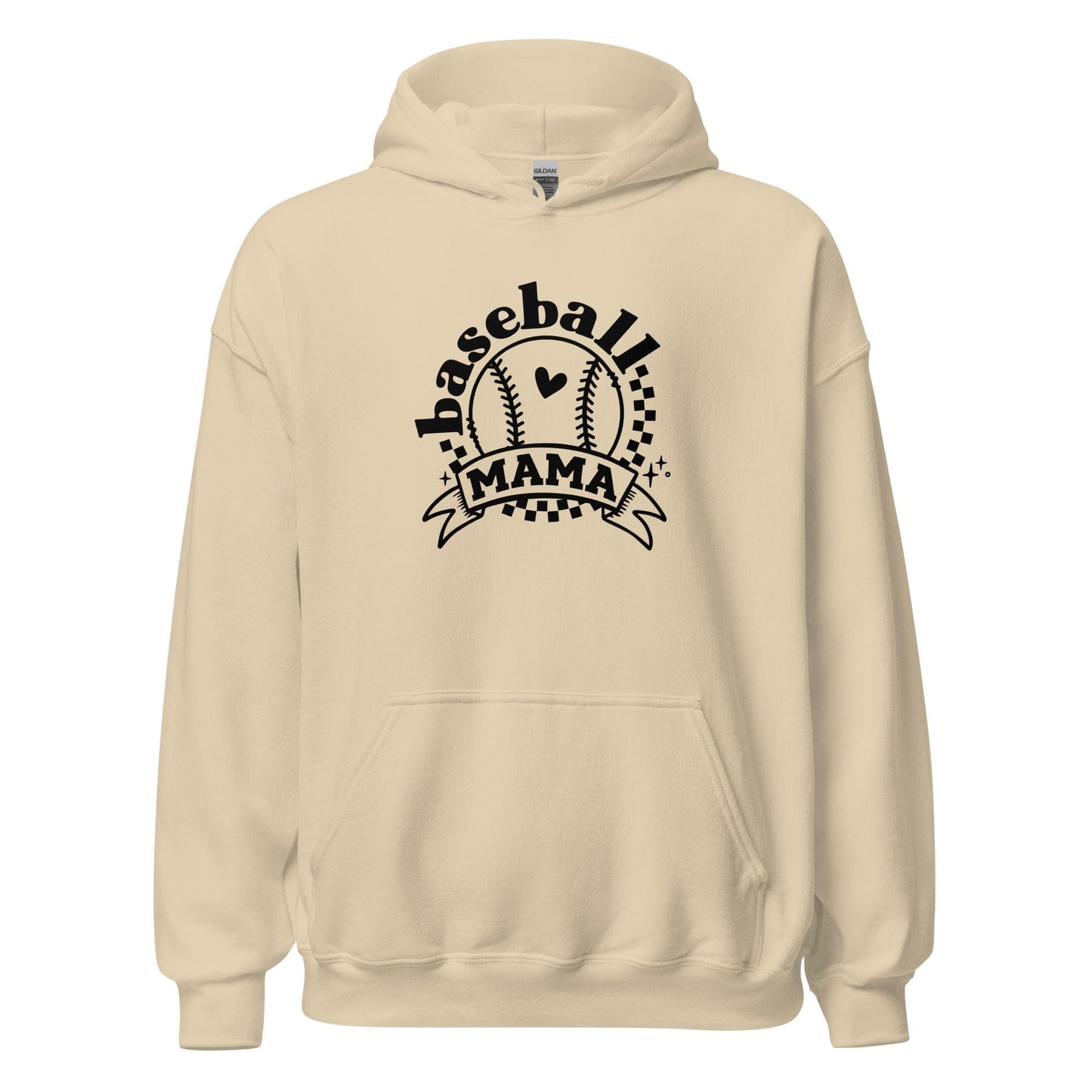 Baseball Mama Hoodie Sand / S Spirit Gear Collective Hoodie