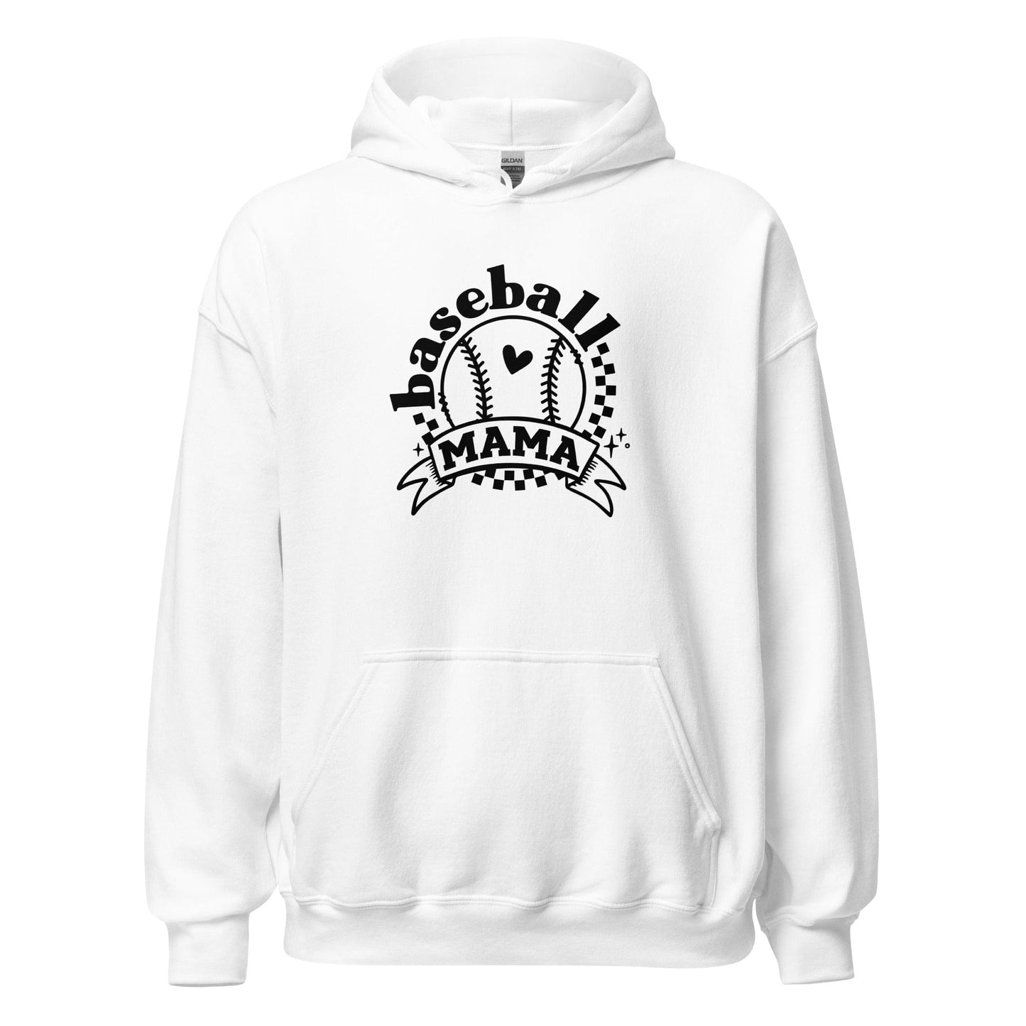 Baseball Mama Hoodie White / S Spirit Gear Collective Hoodie