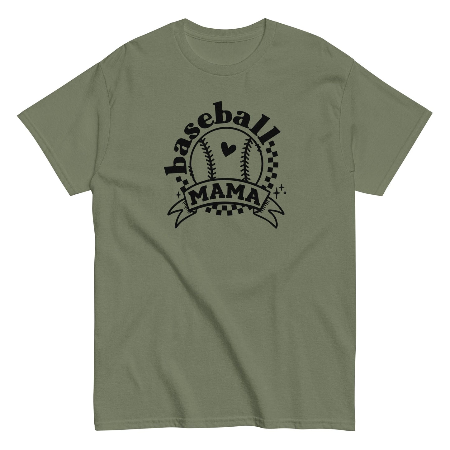 Baseball Mama Shirt Military Green / S Spirit Gear Collective T-Shirt