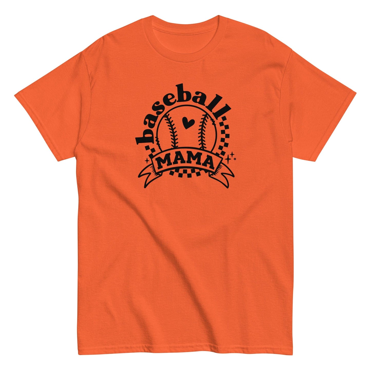 Baseball Mama Shirt Orange / S Spirit Gear Collective T-Shirt