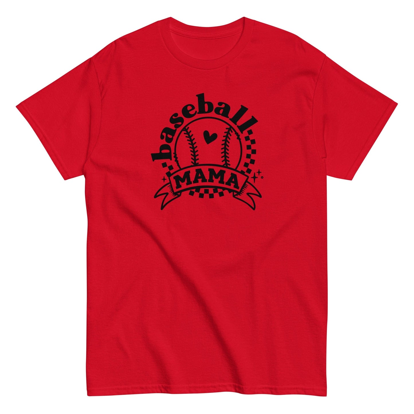 Baseball Mama Shirt Red / S Spirit Gear Collective T-Shirt