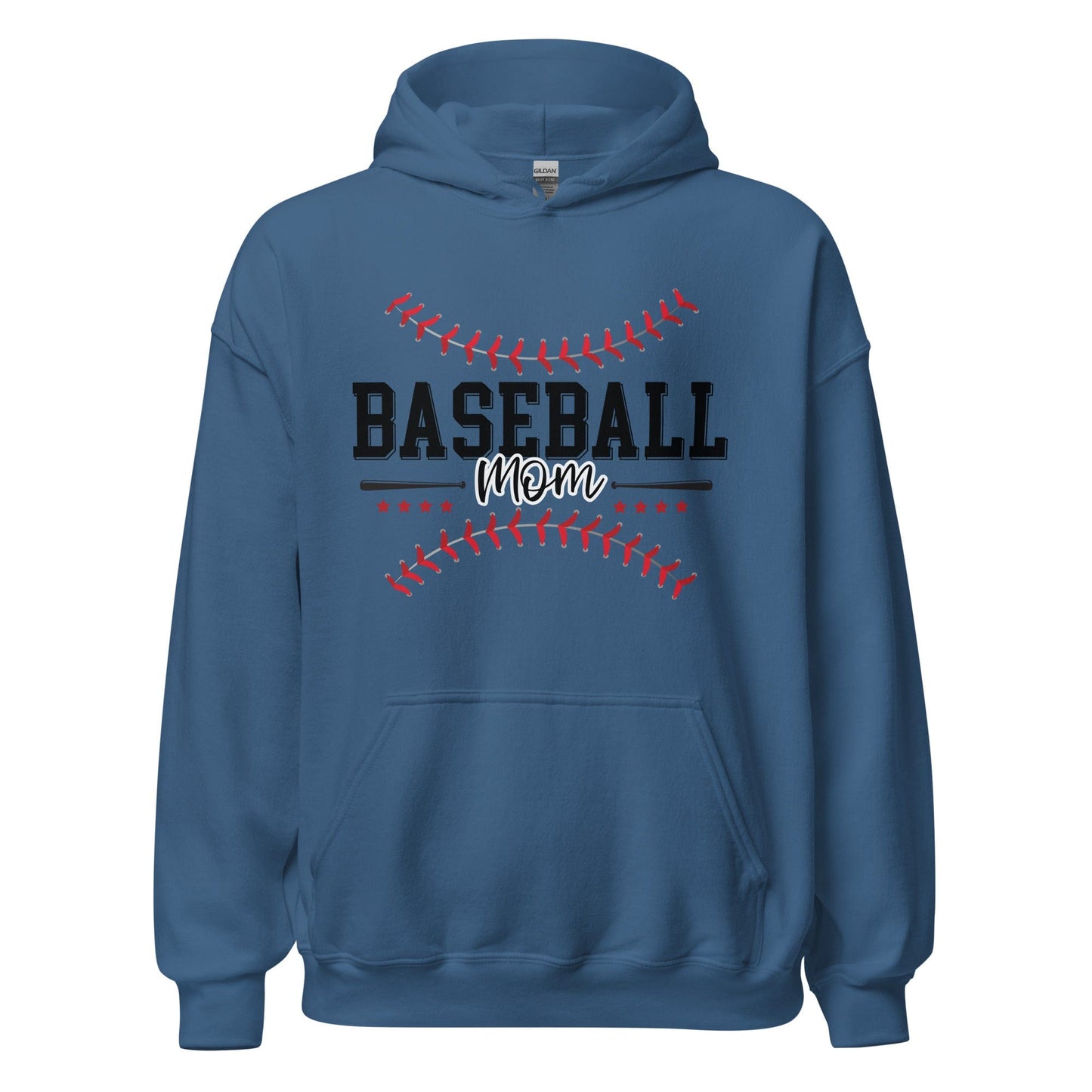 Baseball Mom Hoodie Indigo Blue / S Spirit Gear Collective Hoodie