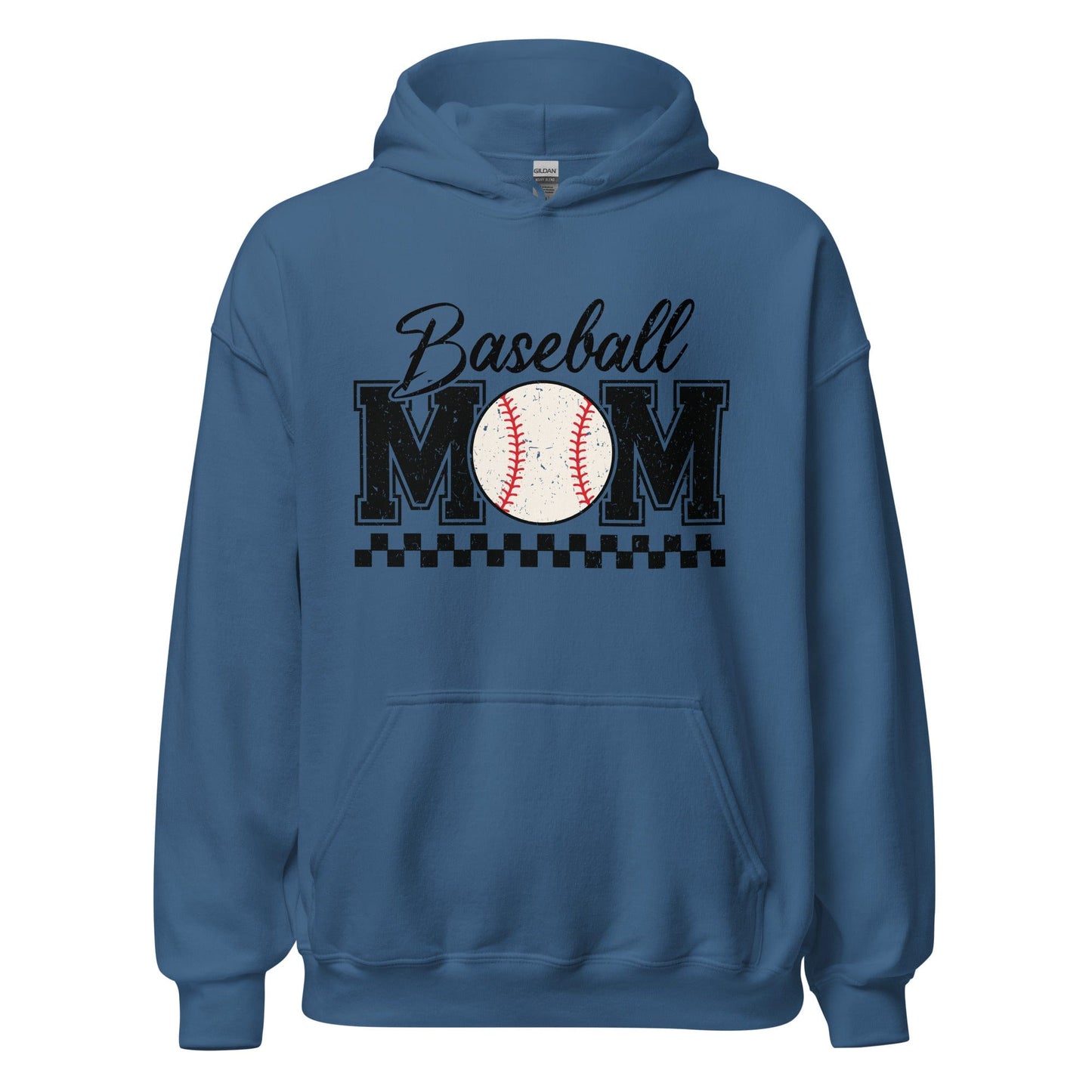 Baseball Mom Hoodie Indigo Blue / S Spirit Gear Collective Hoodie