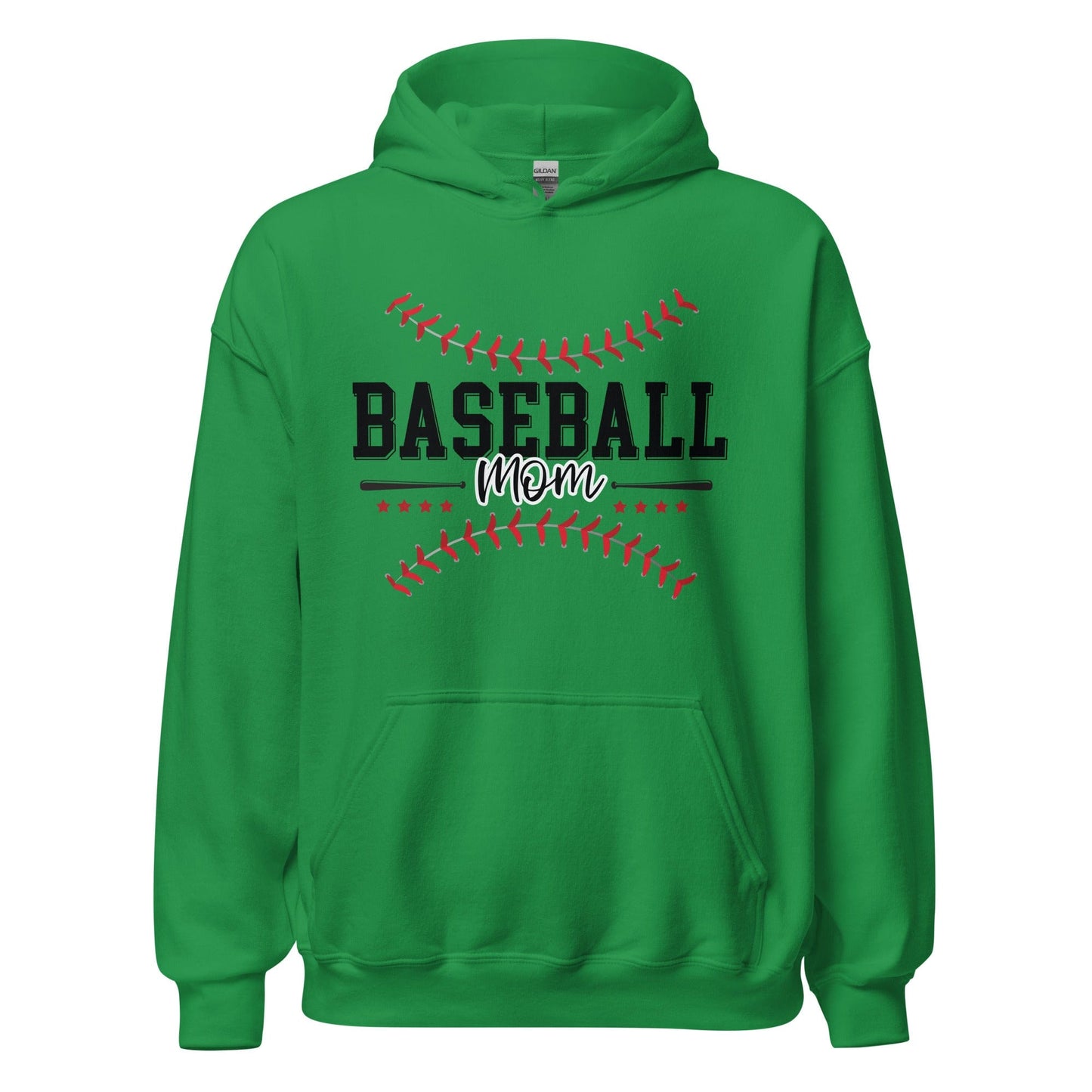 Baseball Mom Hoodie Irish Green / S Spirit Gear Collective Hoodie