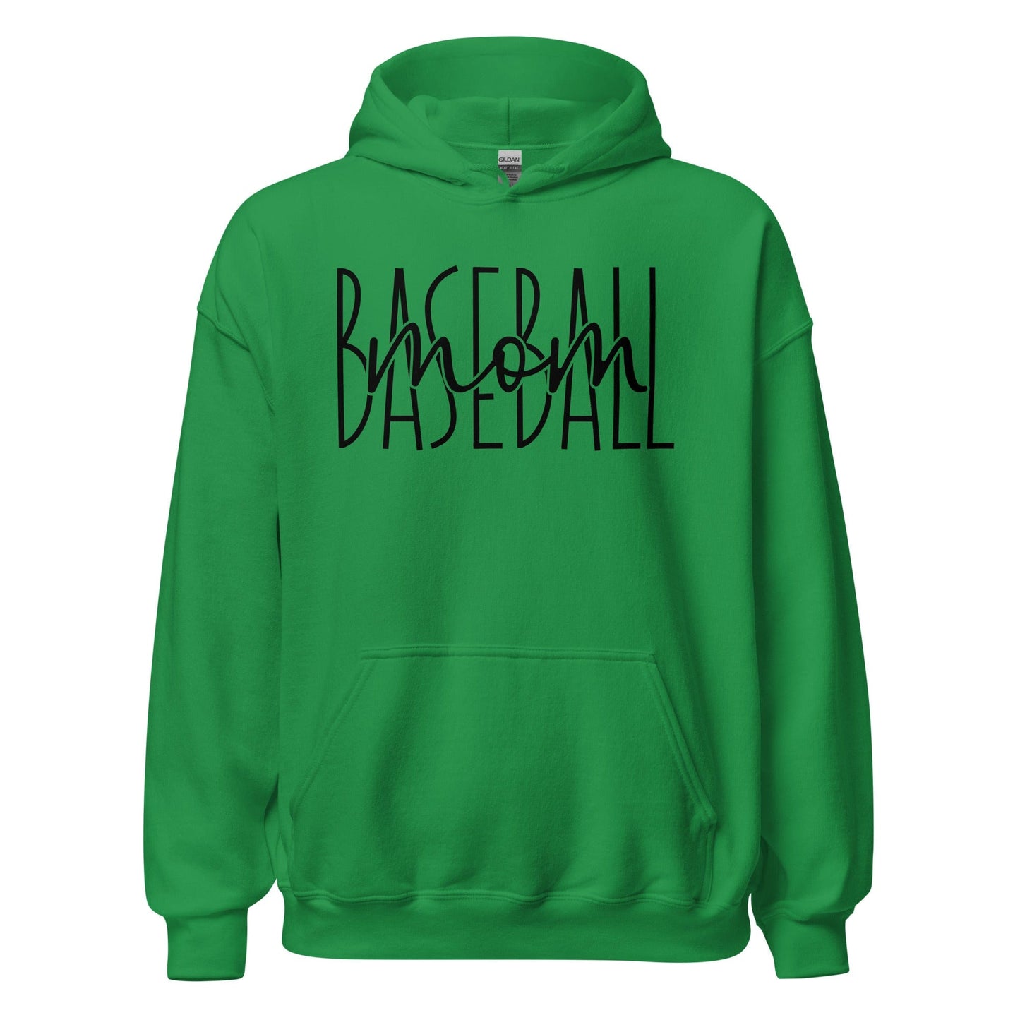 Baseball Mom Hoodie Irish Green / S Spirit Gear Collective Hoodie