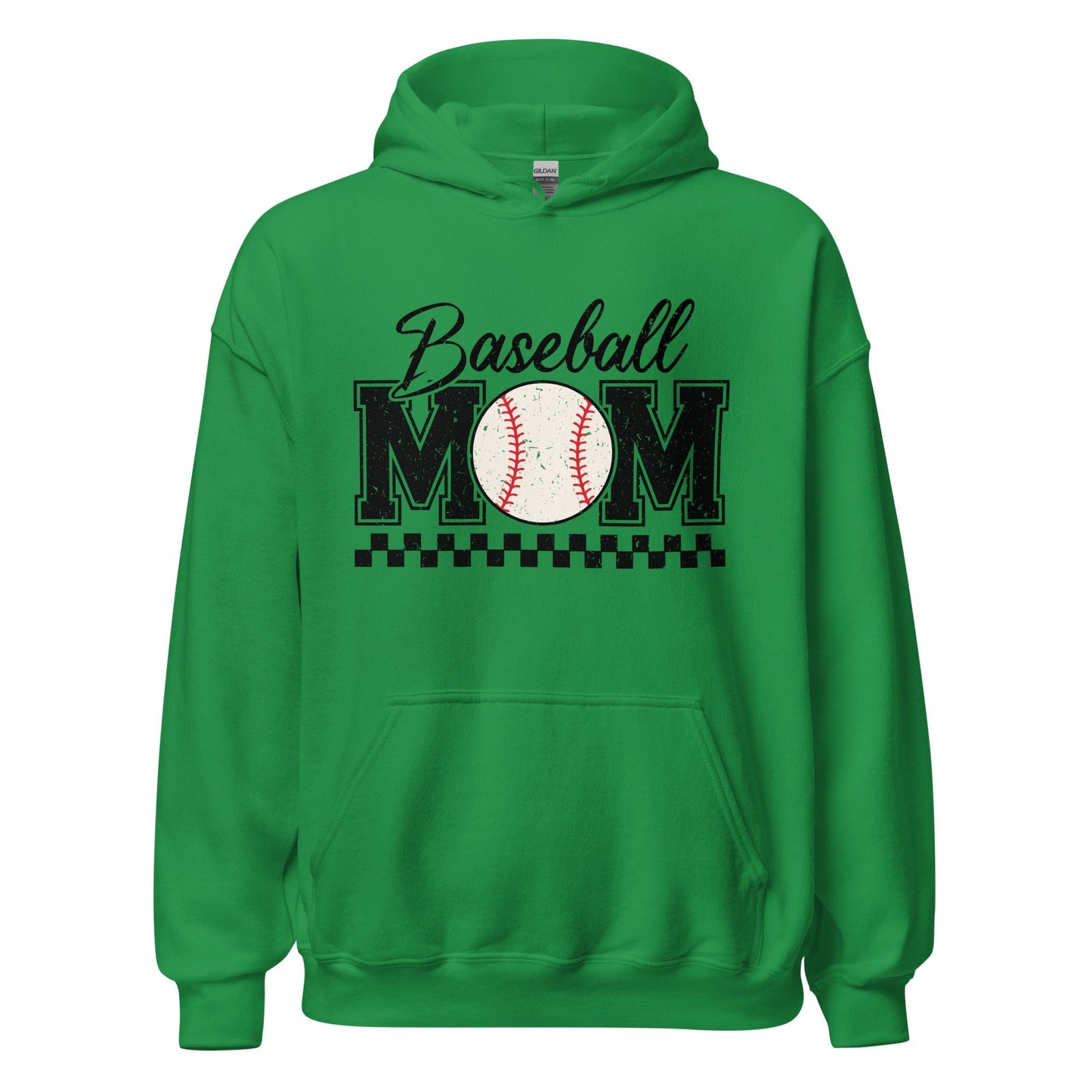 Baseball Mom Hoodie Irish Green / S Spirit Gear Collective Hoodie