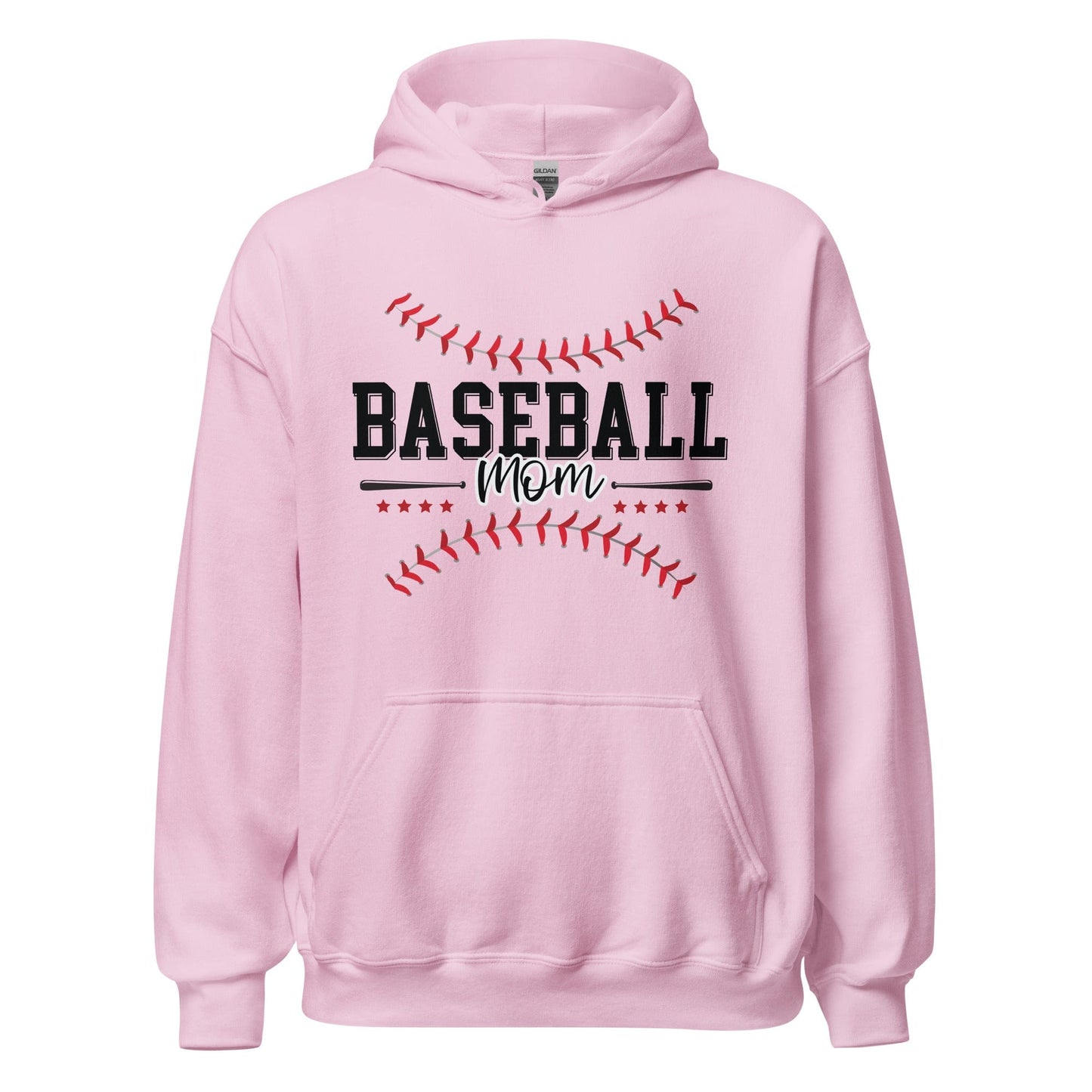 Baseball Mom Hoodie Light Pink / S Spirit Gear Collective Hoodie