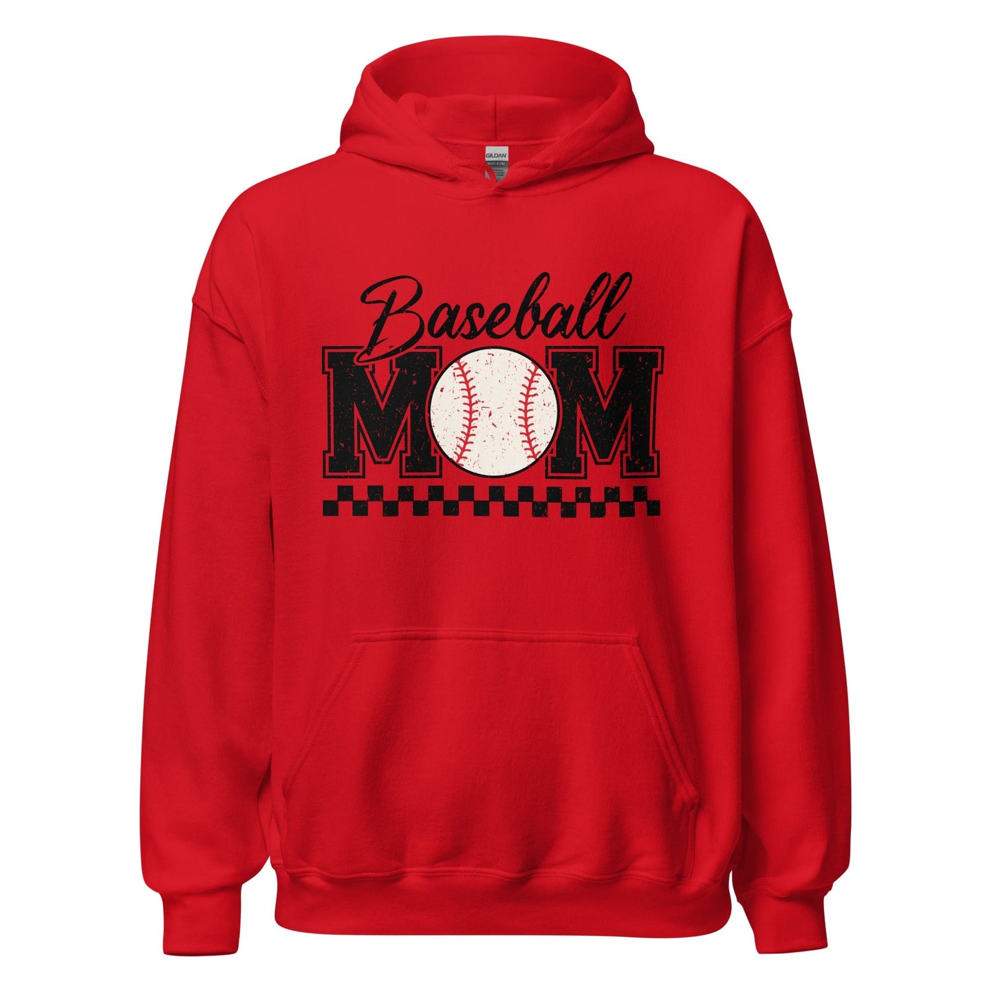 Baseball Mom Hoodie Red / S Spirit Gear Collective Hoodie