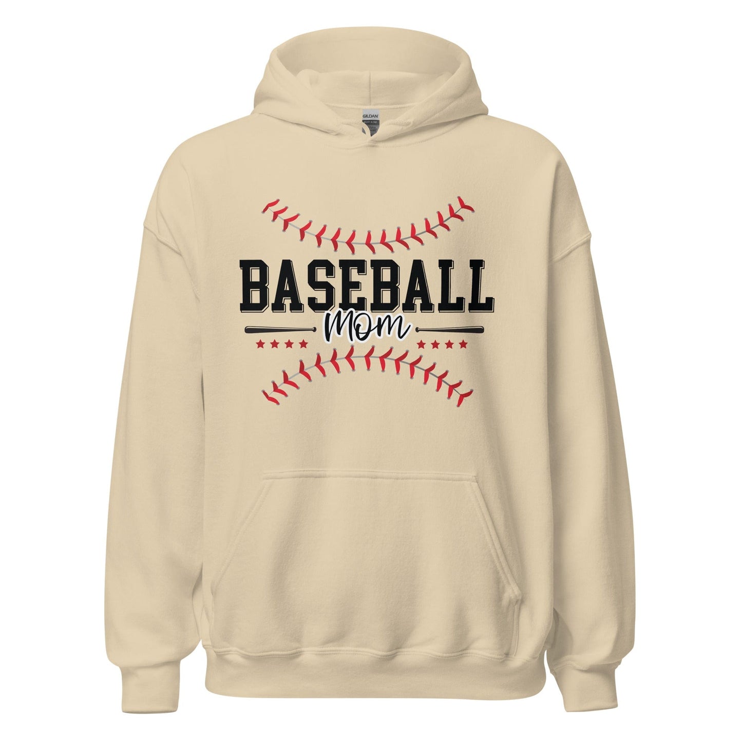 Baseball Mom Hoodie Sand / S Spirit Gear Collective Hoodie