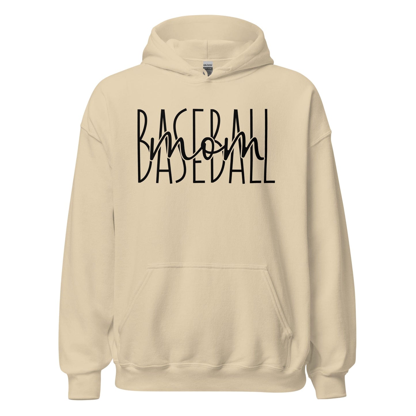 Baseball Mom Hoodie Sand / S Spirit Gear Collective Hoodie