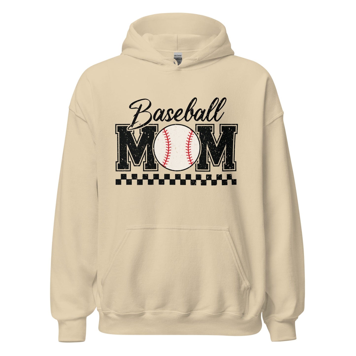 Baseball Mom Hoodie Sand / S Spirit Gear Collective Hoodie