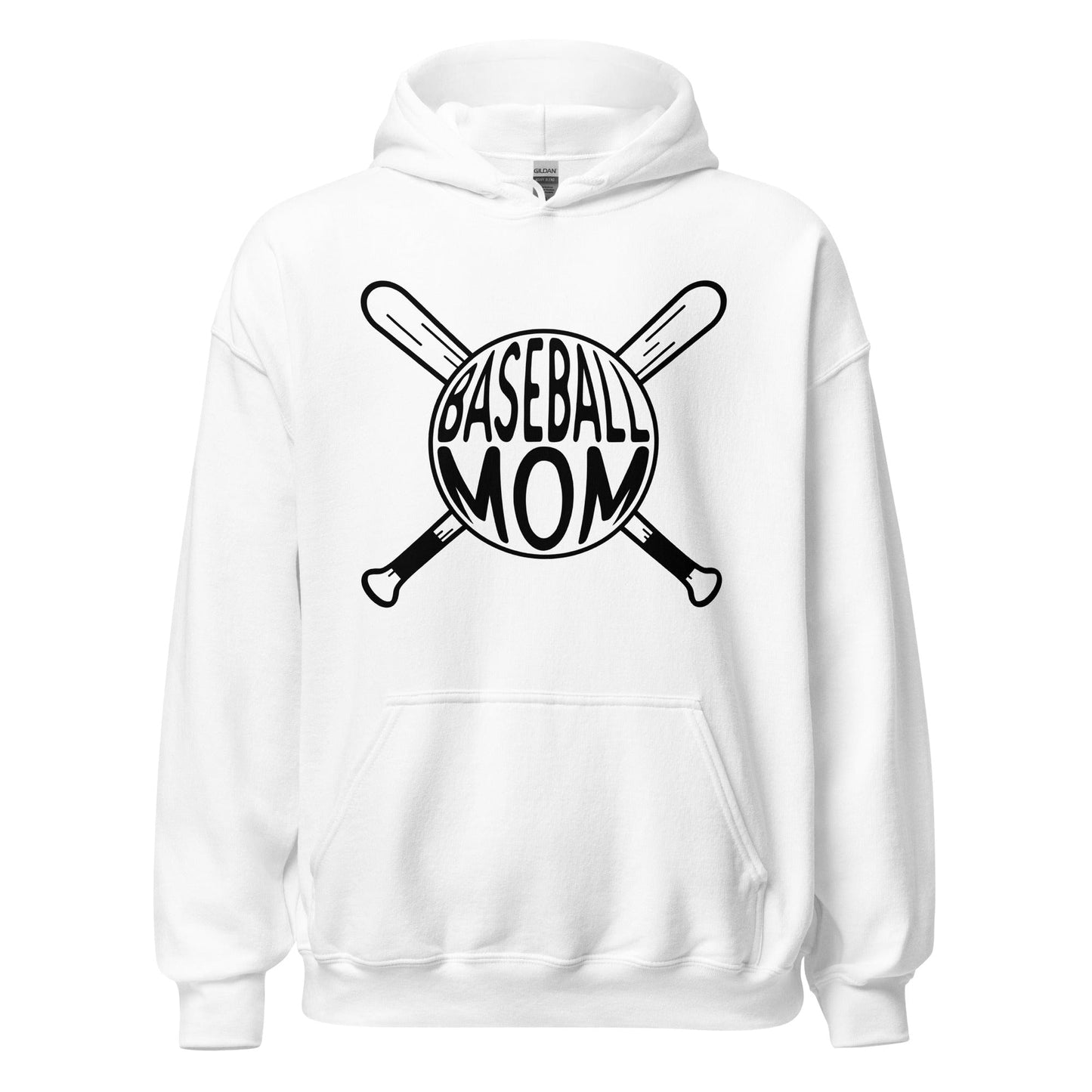 Baseball Mom Hoodie White / S Spirit Gear Collective Hoodie