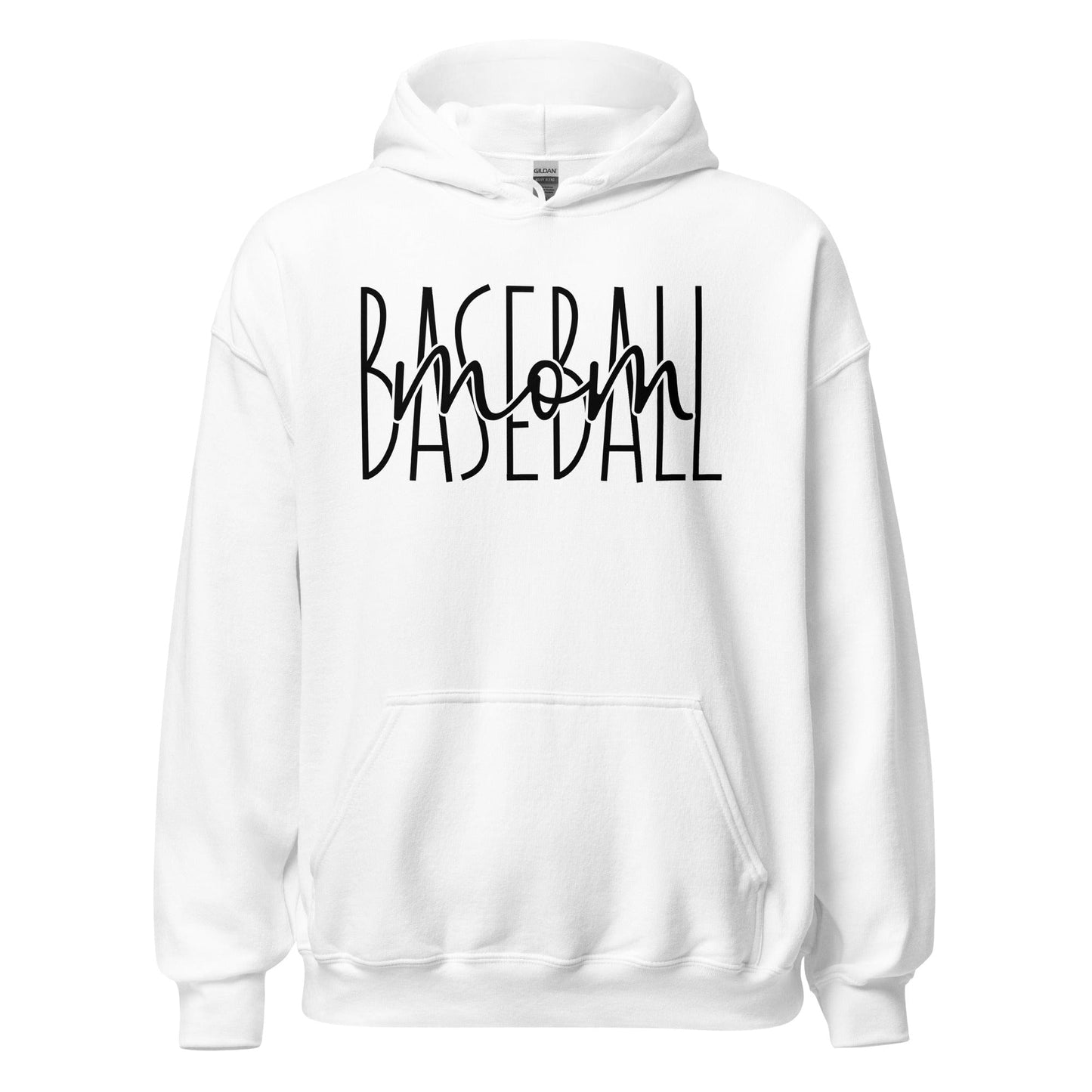 Baseball Mom Hoodie White / S Spirit Gear Collective Hoodie