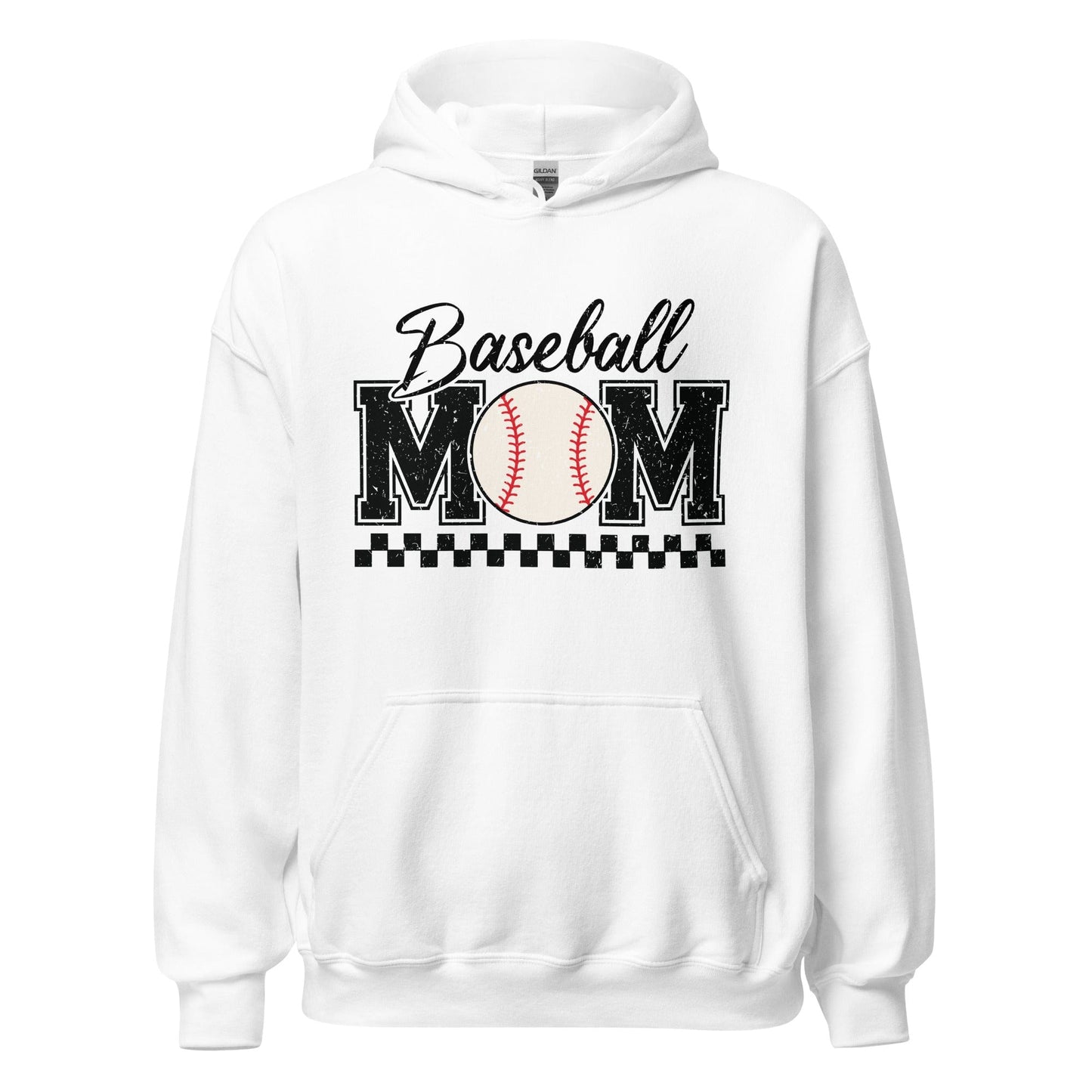 Baseball Mom Hoodie White / S Spirit Gear Collective Hoodie