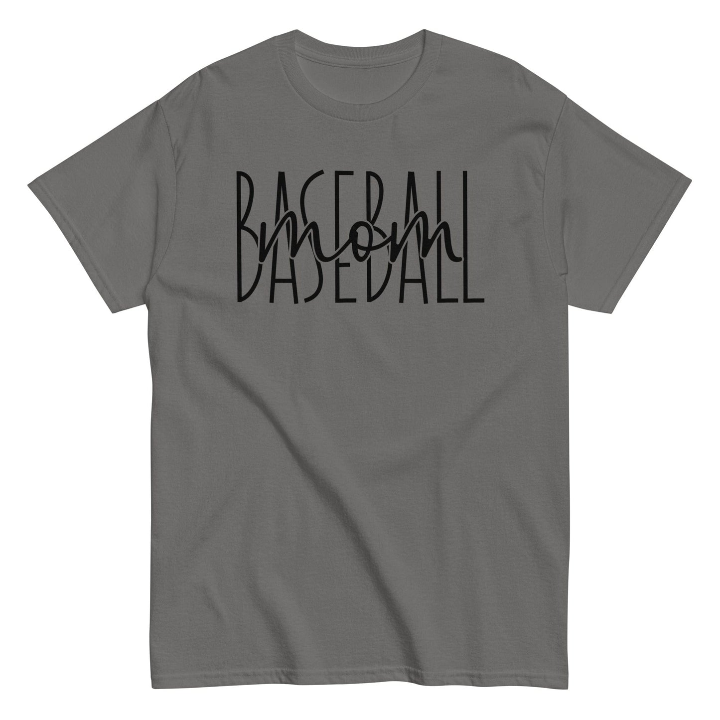 Baseball Mom Shirt Charcoal / S Spirit Gear Collective T-Shirt