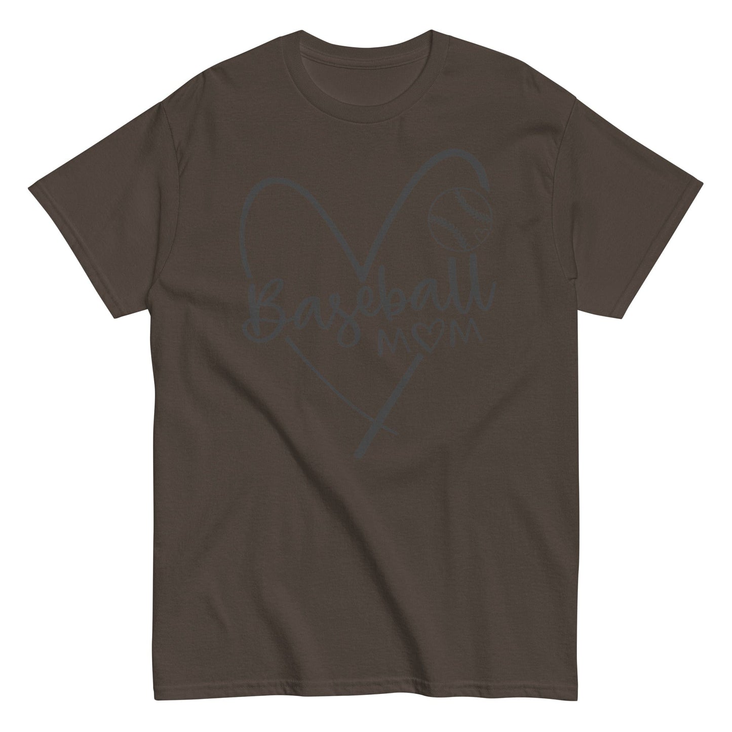 Baseball Mom Shirt Dark Chocolate / S Spirit Gear Collective T-Shirt