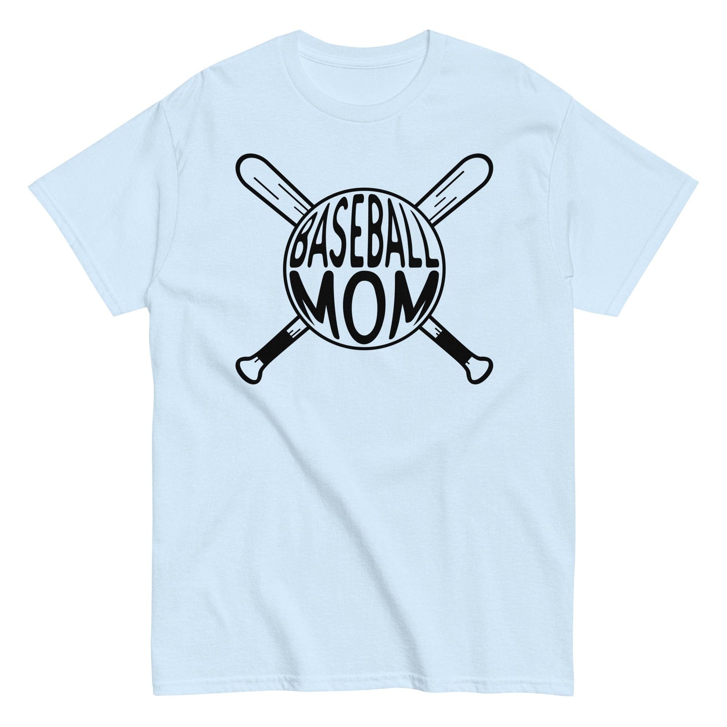 Baseball Mom Shirt Light Blue / S Spirit Gear Collective T-Shirt