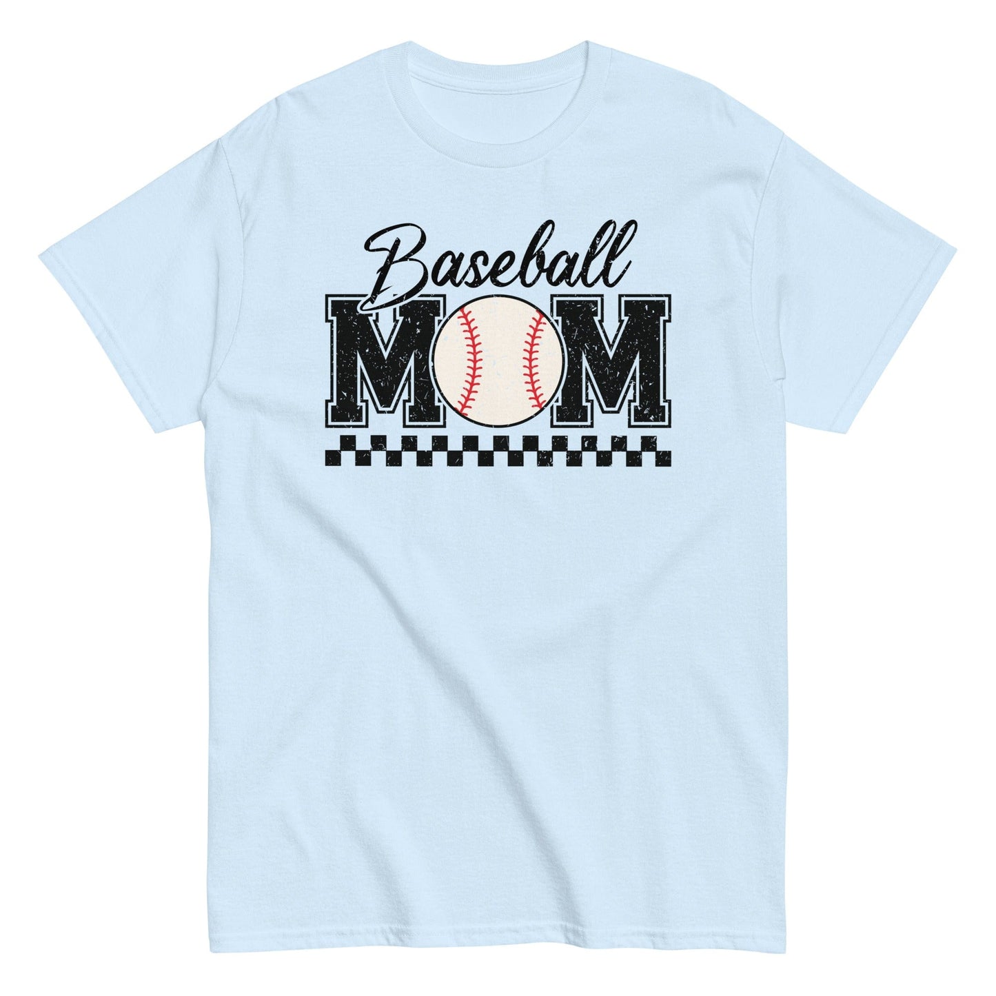 Baseball Mom Shirt Light Blue / S Spirit Gear Collective T-Shirt