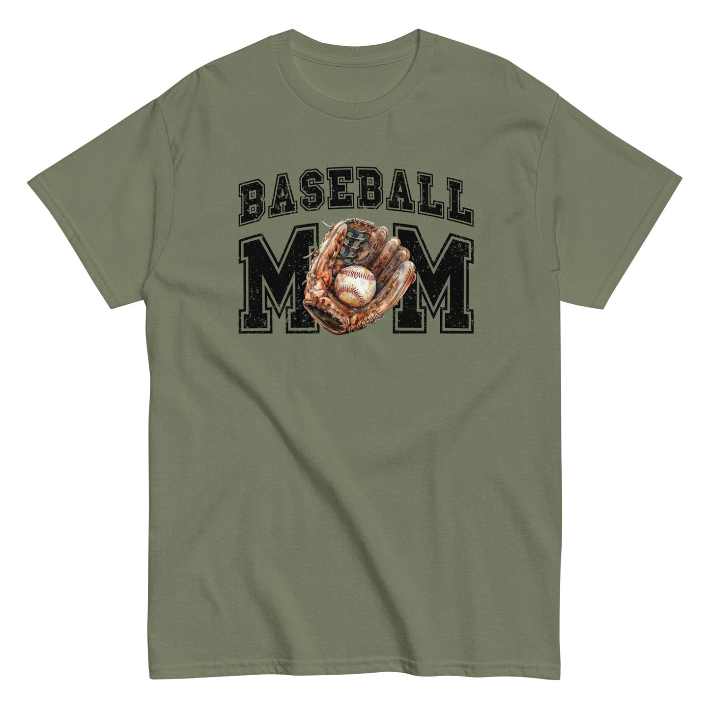 Baseball Mom Shirt Military Green / S Spirit Gear Collective T-Shirt