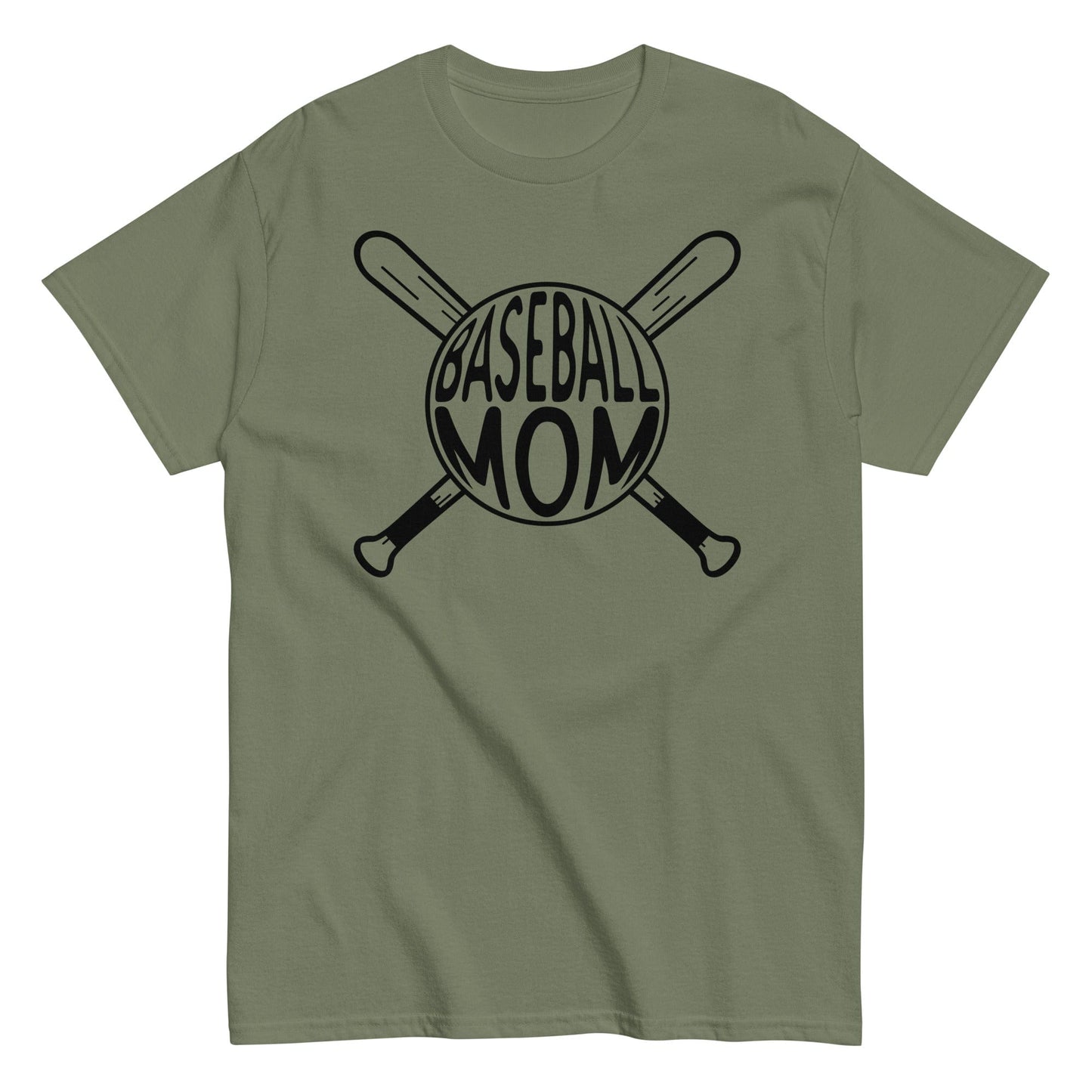 Baseball Mom Shirt Military Green / S Spirit Gear Collective T-Shirt