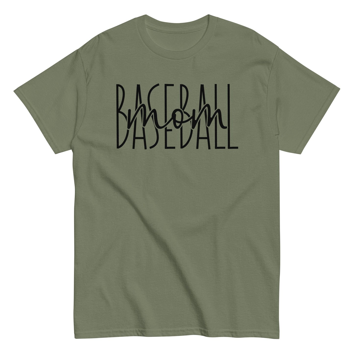 Baseball Mom Shirt Military Green / S Spirit Gear Collective T-Shirt
