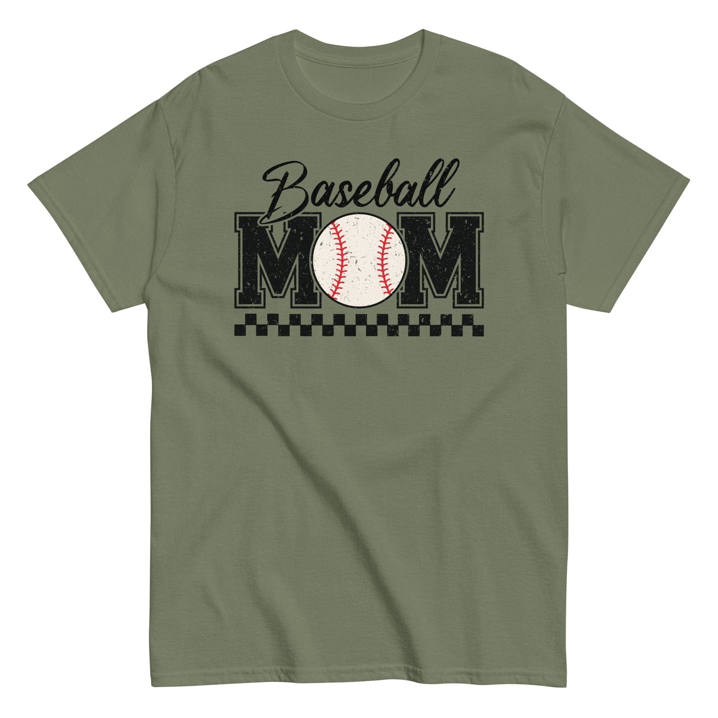 Baseball Mom Shirt Military Green / S Spirit Gear Collective T-Shirt