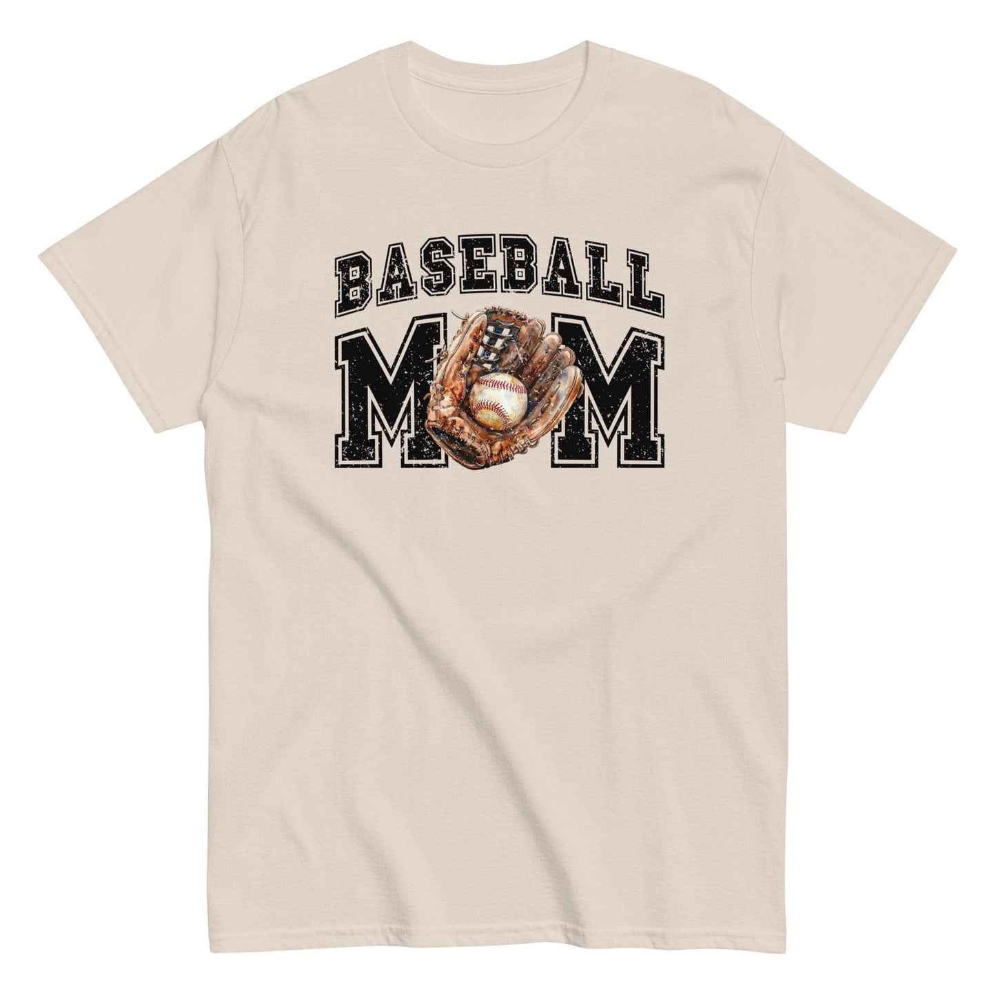 Baseball Mom Shirt Natural / S Spirit Gear Collective T-Shirt
