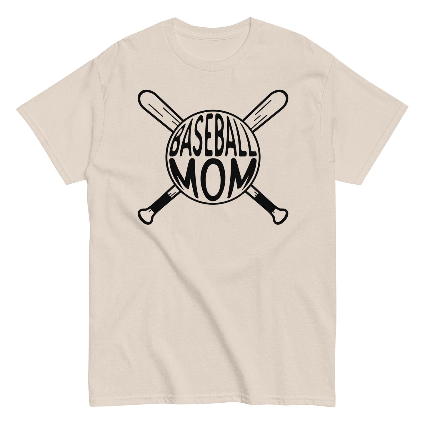 Baseball Mom Shirt Natural / S Spirit Gear Collective T-Shirt