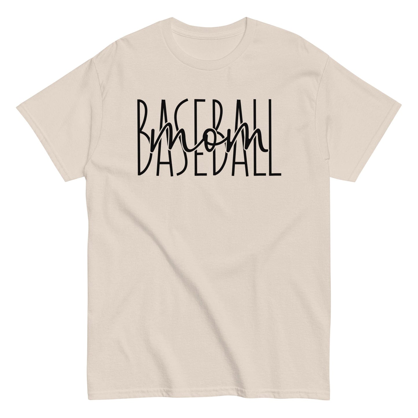 Baseball Mom Shirt Natural / S Spirit Gear Collective T-Shirt