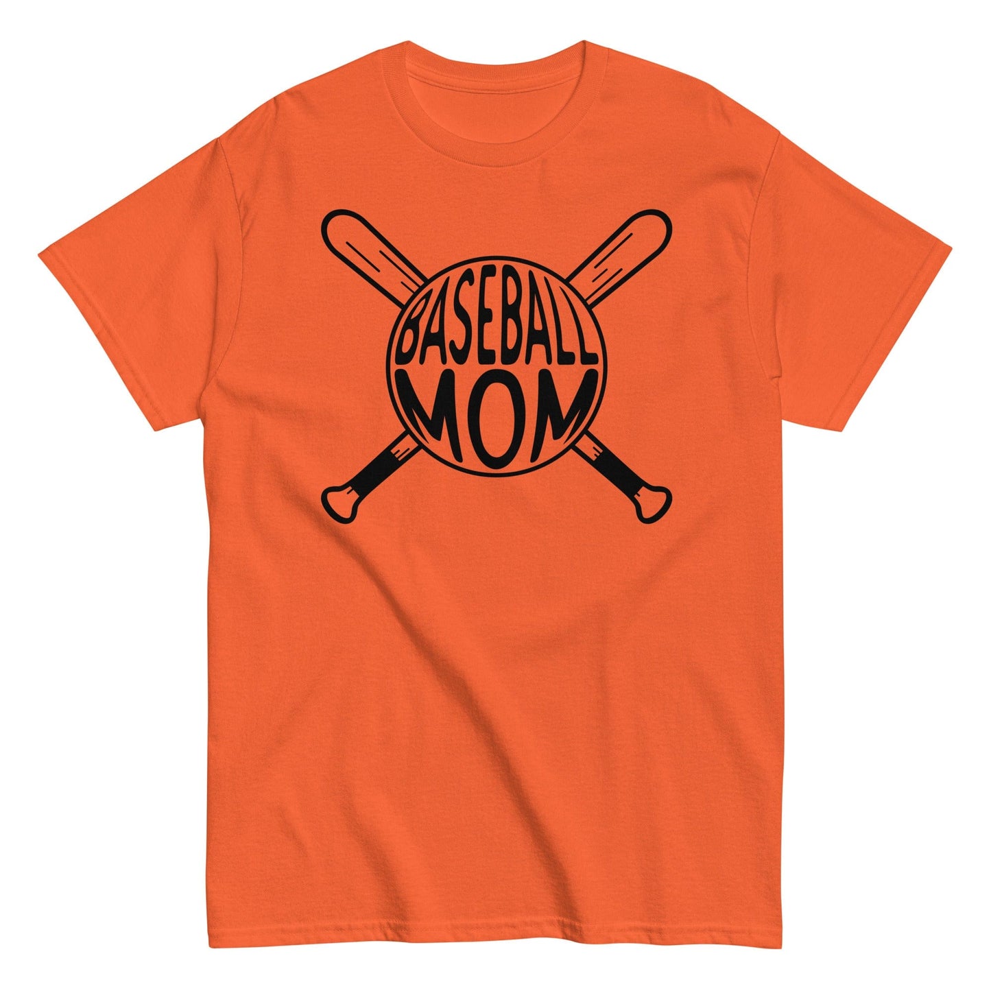 Baseball Mom Shirt Orange / S Spirit Gear Collective T-Shirt