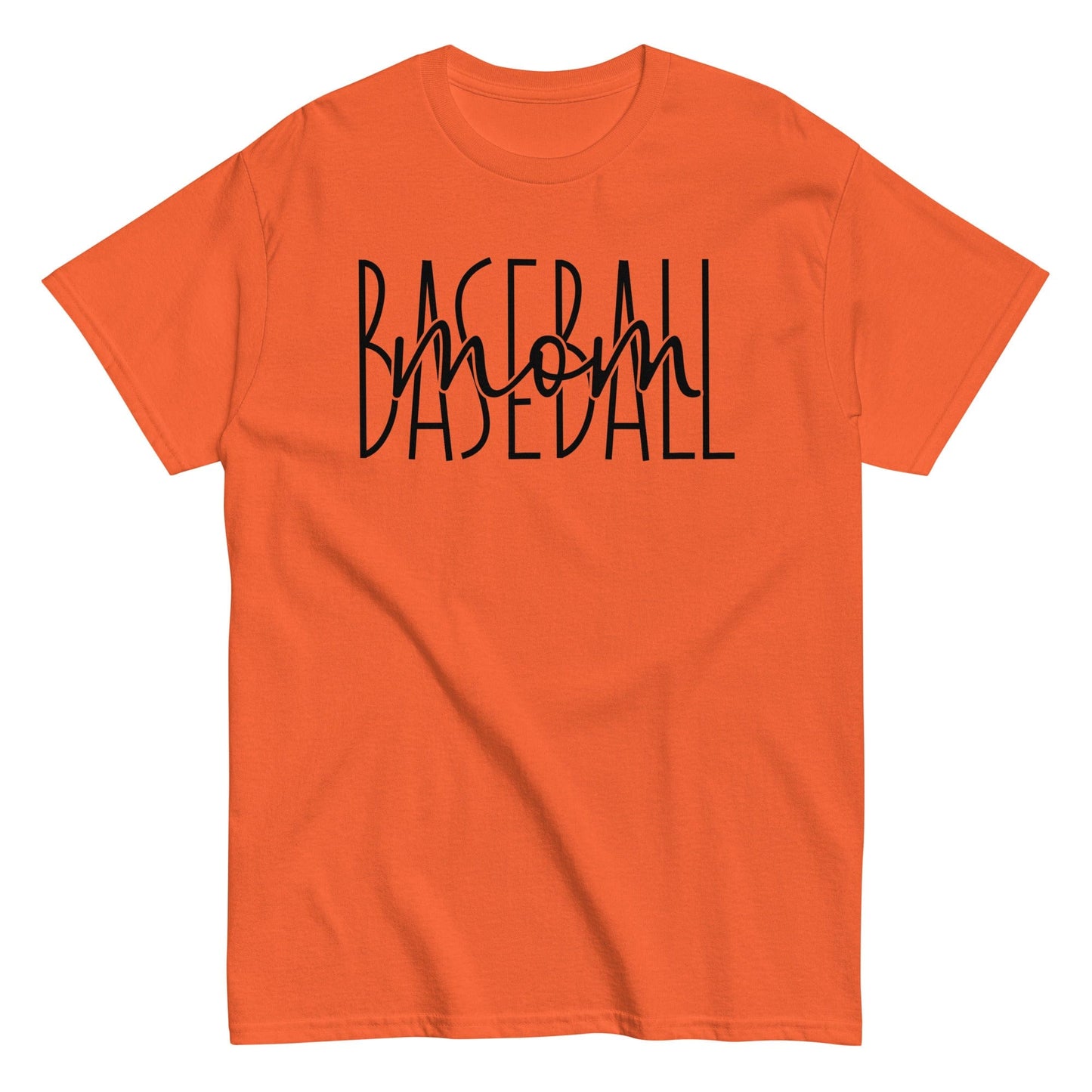 Baseball Mom Shirt Orange / S Spirit Gear Collective T-Shirt