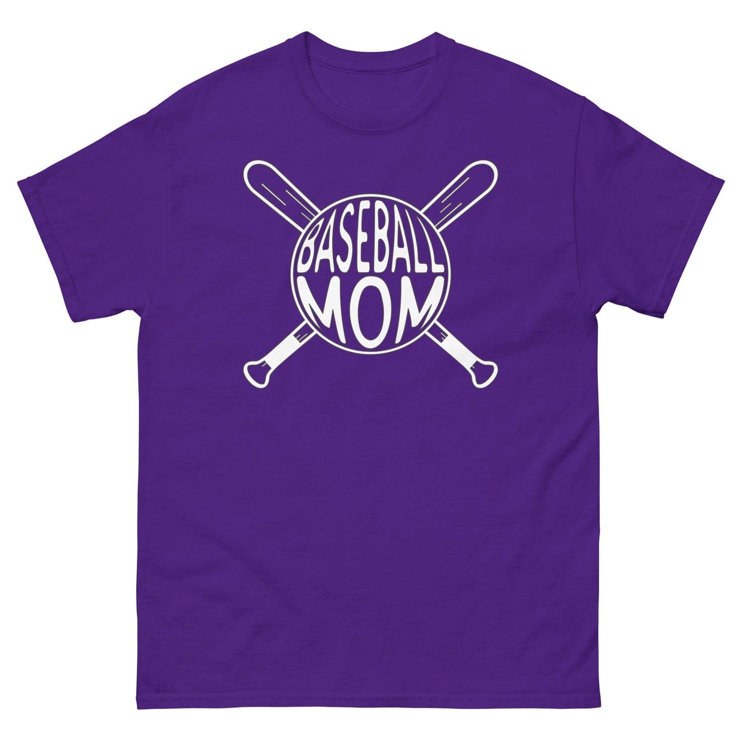 Baseball Mom Shirt Purple / S Spirit Gear Collective T-Shirt