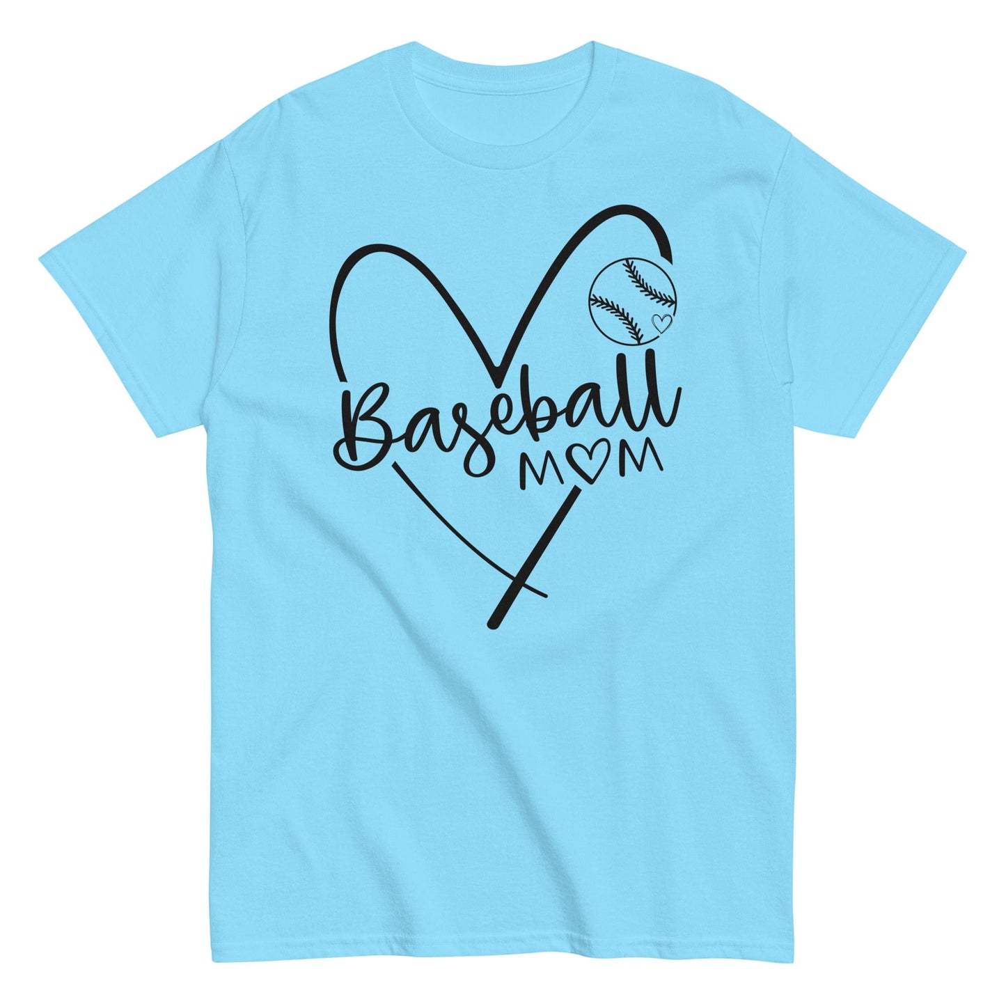 Baseball Mom Shirt Sky / S Spirit Gear Collective T-Shirt