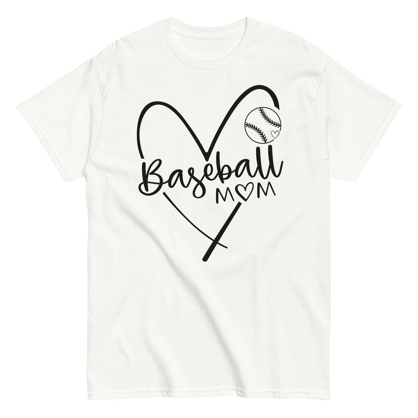 Baseball Mom Shirt White / S Spirit Gear Collective T-Shirt