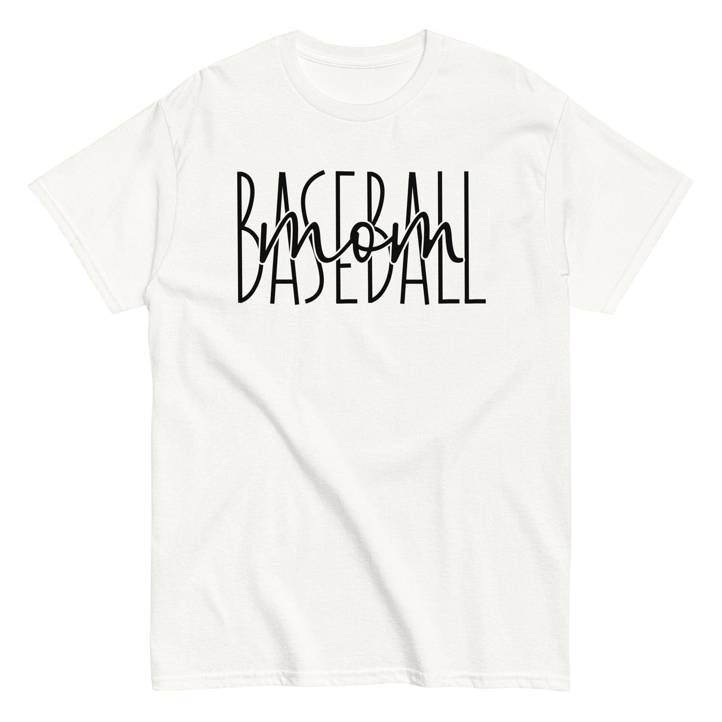 Baseball Mom Shirt White / S Spirit Gear Collective T-Shirt
