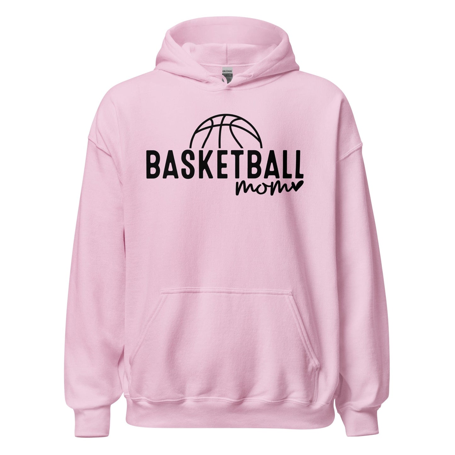 Basektball Mom Hoodie Light Pink / S Spirit Gear Collective Hoodie