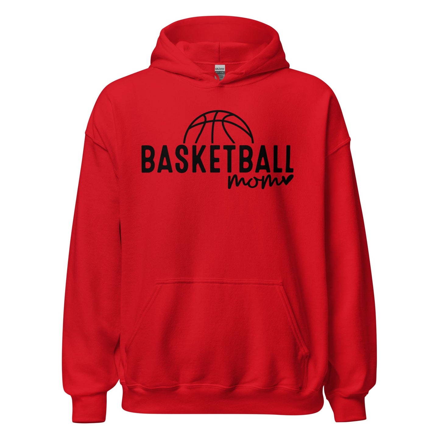 Basektball Mom Hoodie Red / S Spirit Gear Collective Hoodie