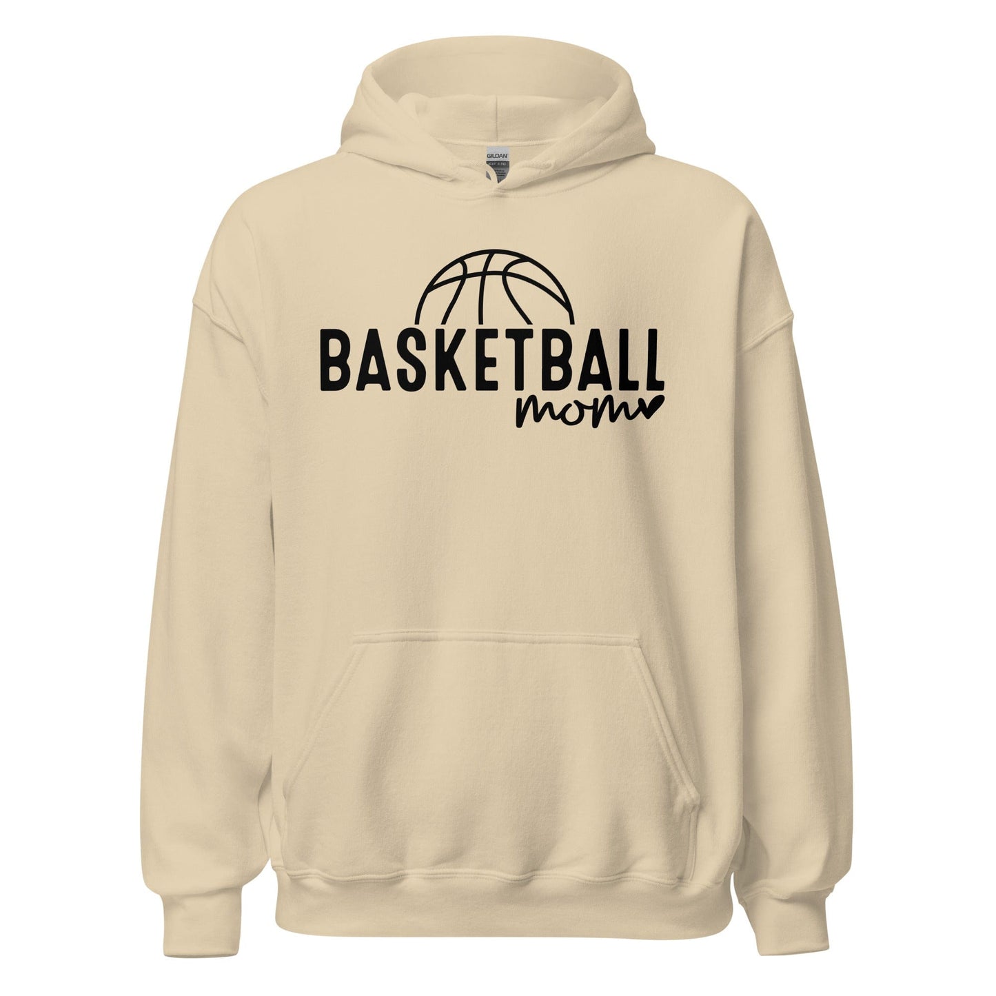 Basektball Mom Hoodie Sand / S Spirit Gear Collective Hoodie