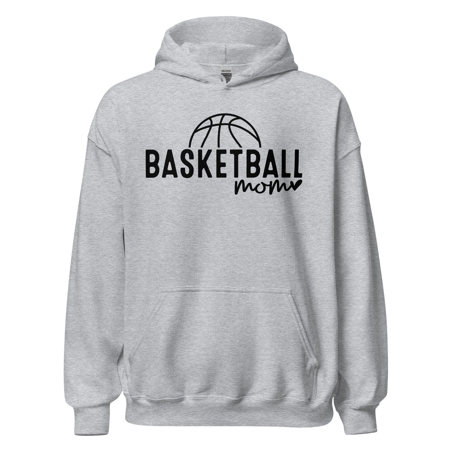 Basektball Mom Hoodie Sport Grey / S Spirit Gear Collective Hoodie