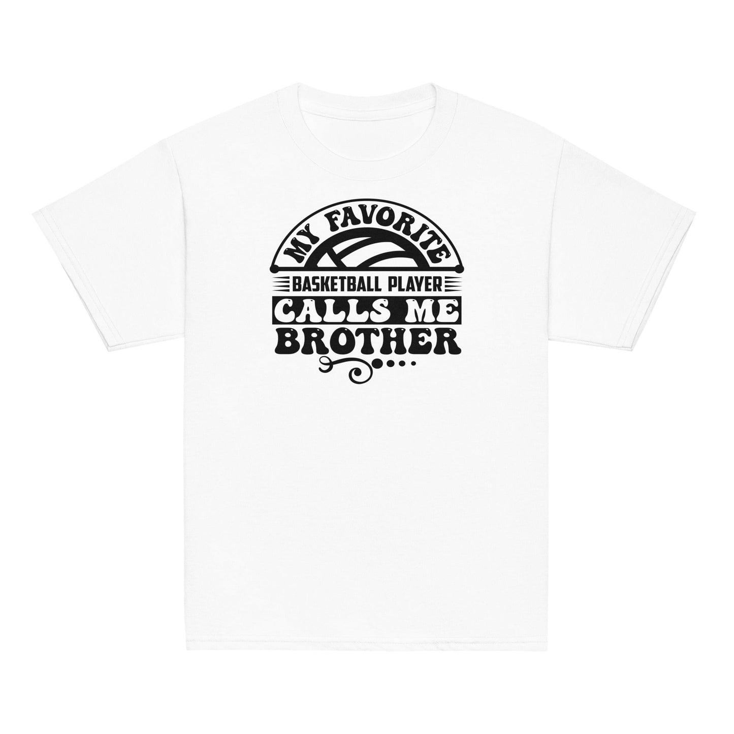 Basketball Brother Shirt – My Favorite Player Calls Me Brother White / XS Spirit Gear Collective Basketball Brother Shirt