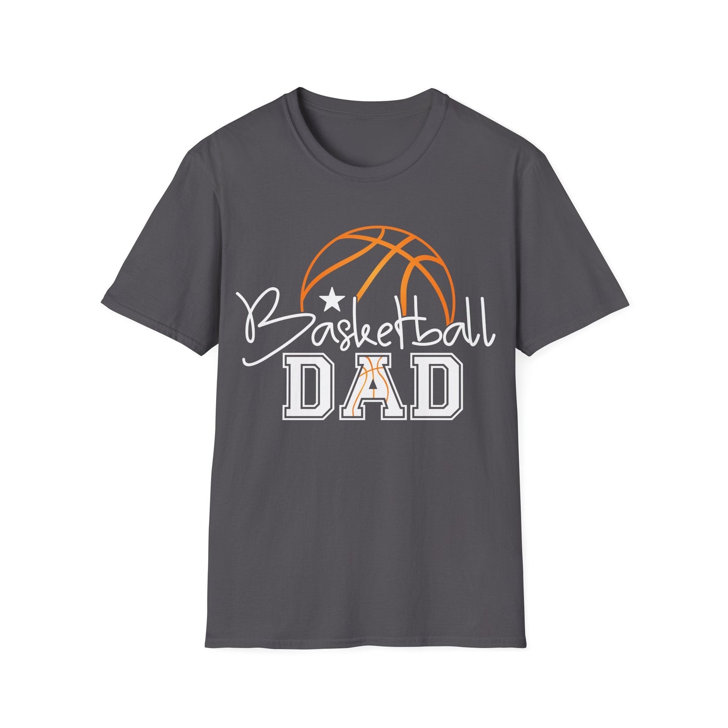 Basketball Dad T-Shirt | Basketball Dad Tee Charcoal / S Printify T-Shirt
