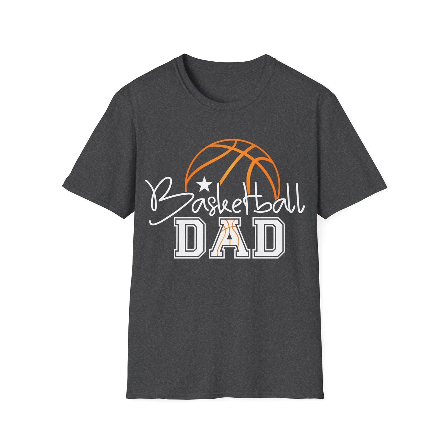 Basketball Dad T-Shirt | Basketball Dad Tee Dark Heather / S Printify T-Shirt