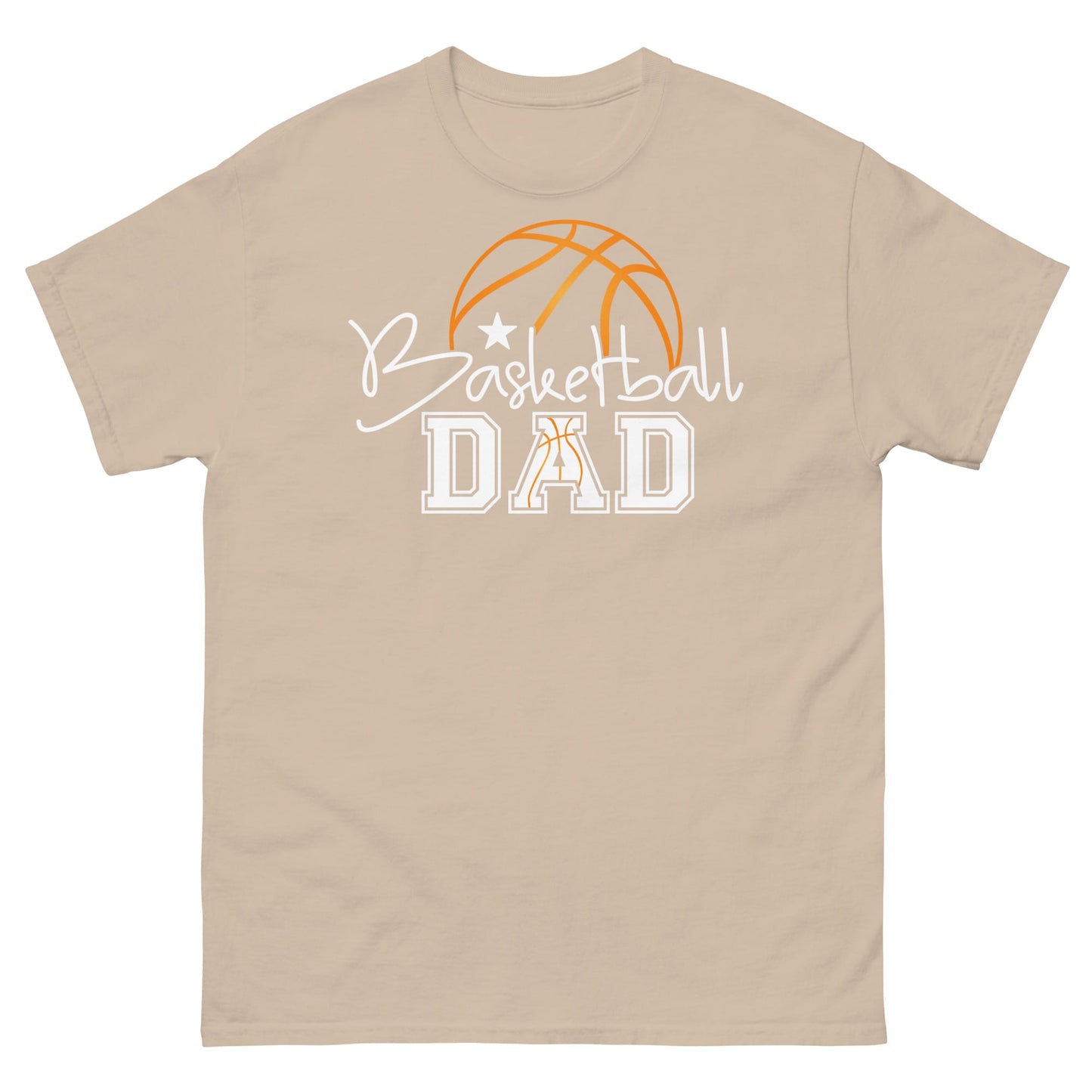 Basketball Dad T-Shirt | Basketball Dad Tee Sand / S Spirit Gear Collective T-Shirt