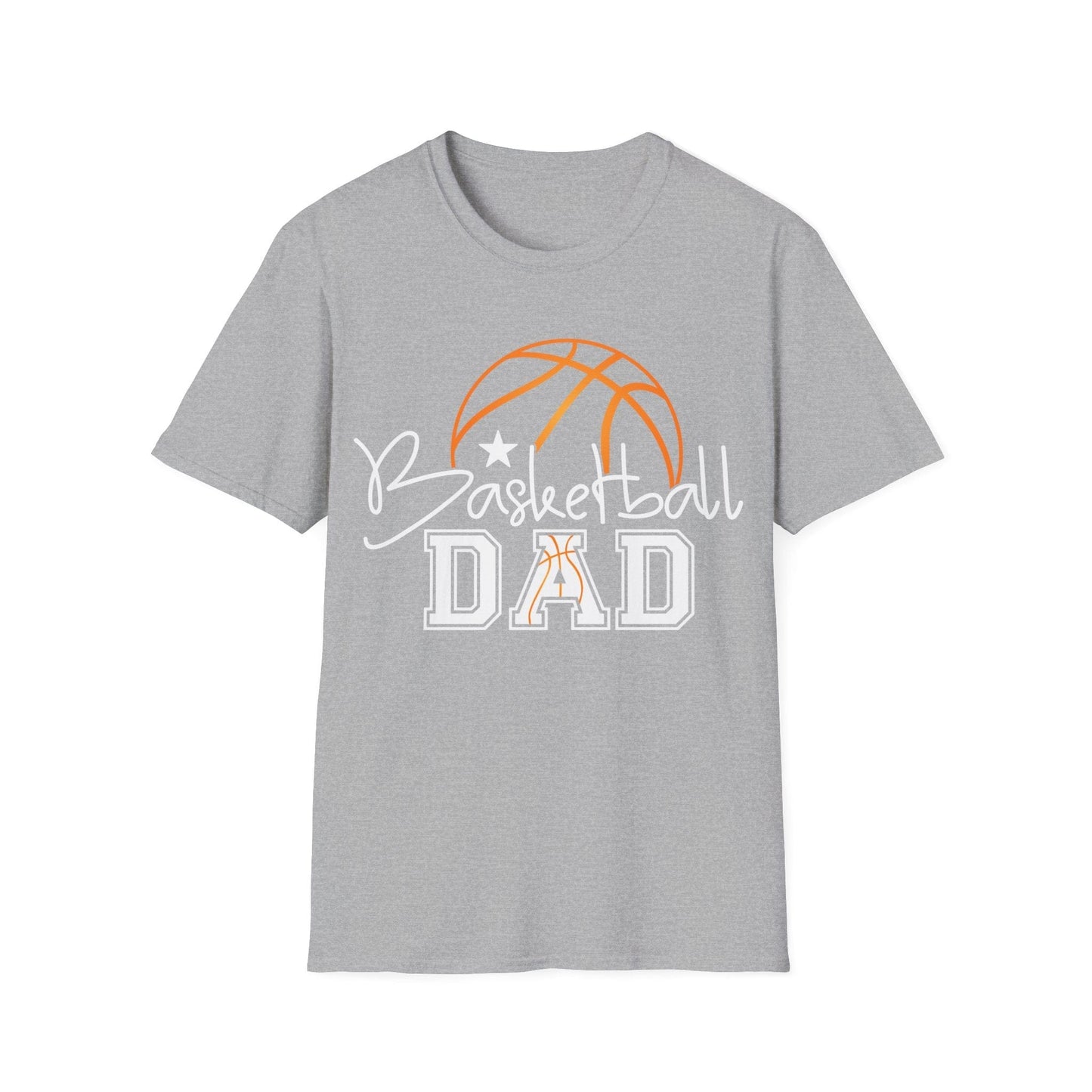 Basketball Dad T-Shirt | Basketball Dad Tee Sport Grey / S Printify T-Shirt